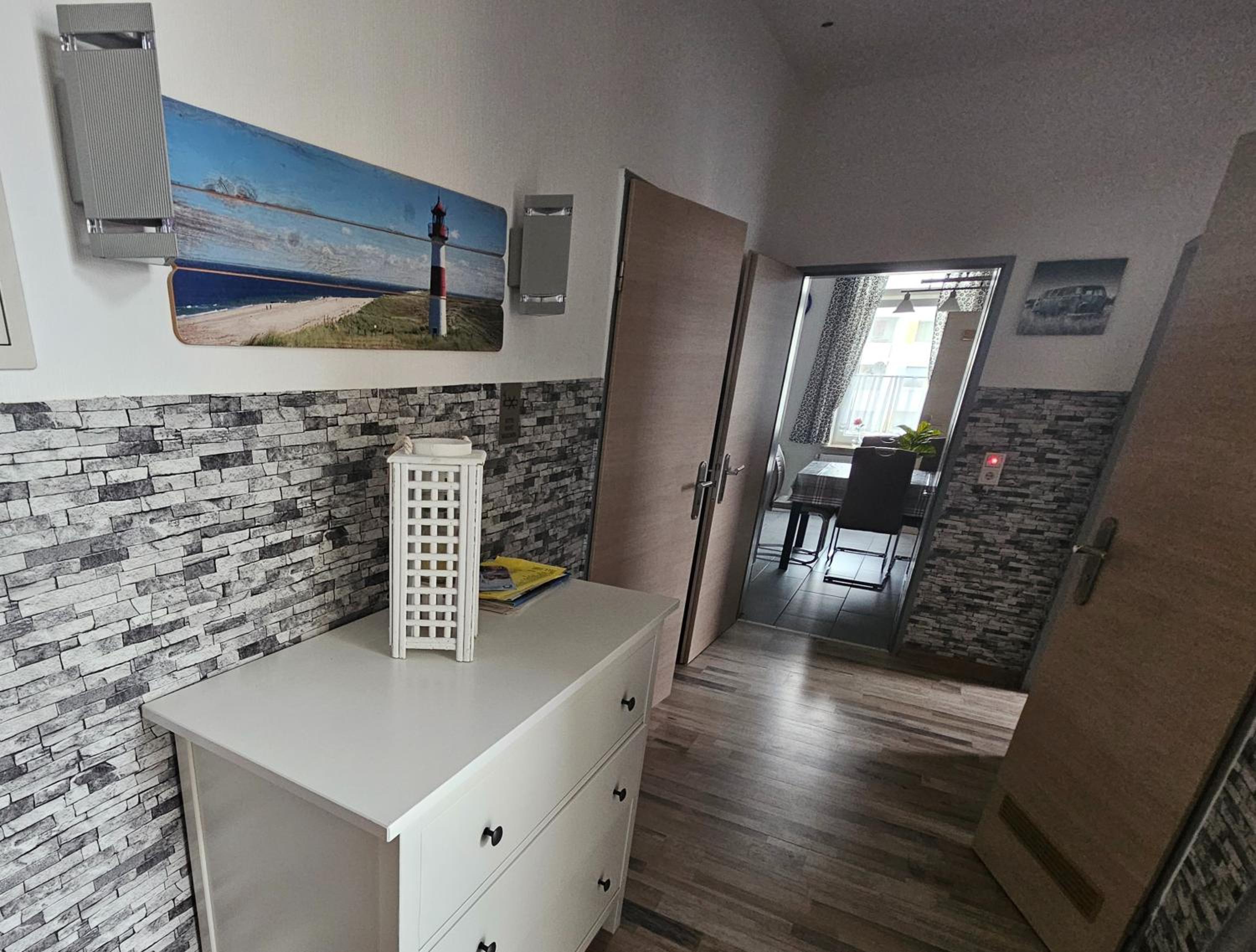 Gemütl Wohnung mit Blick auf den Hafen