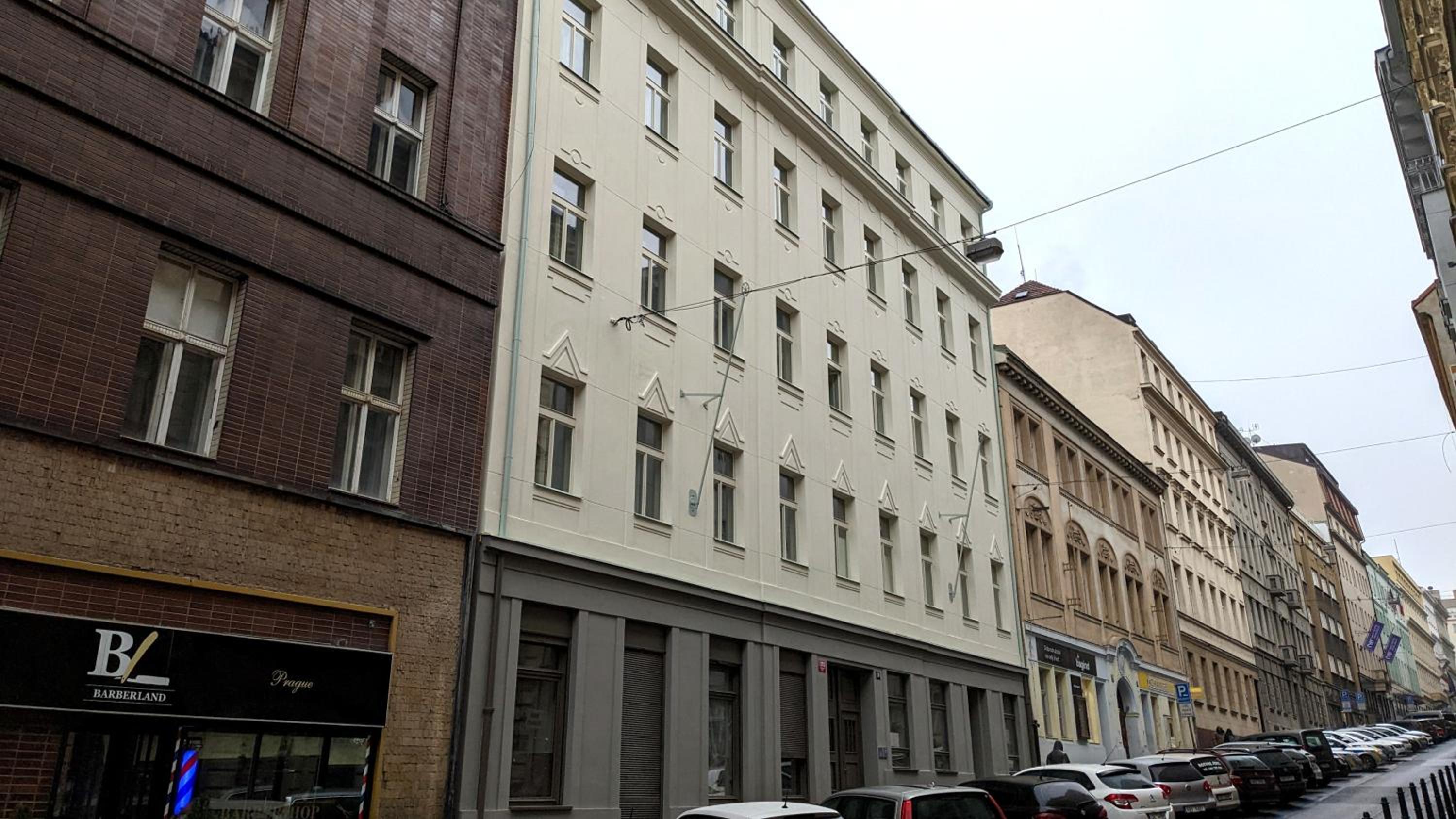 Black & White Apartment Prague by Wenceslas Square and Muzeum