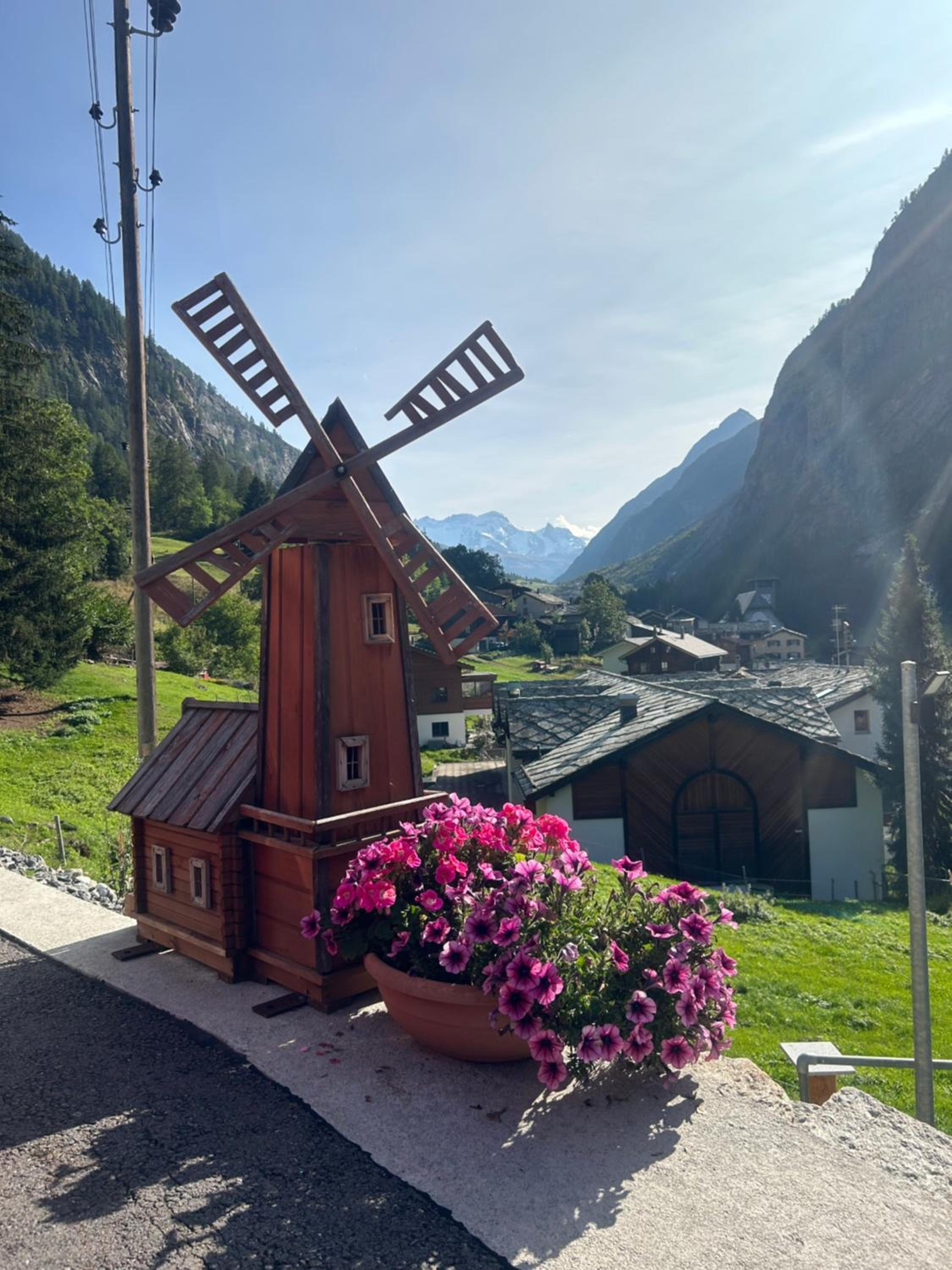 Gemütliche Wohnung mit Bergblick
