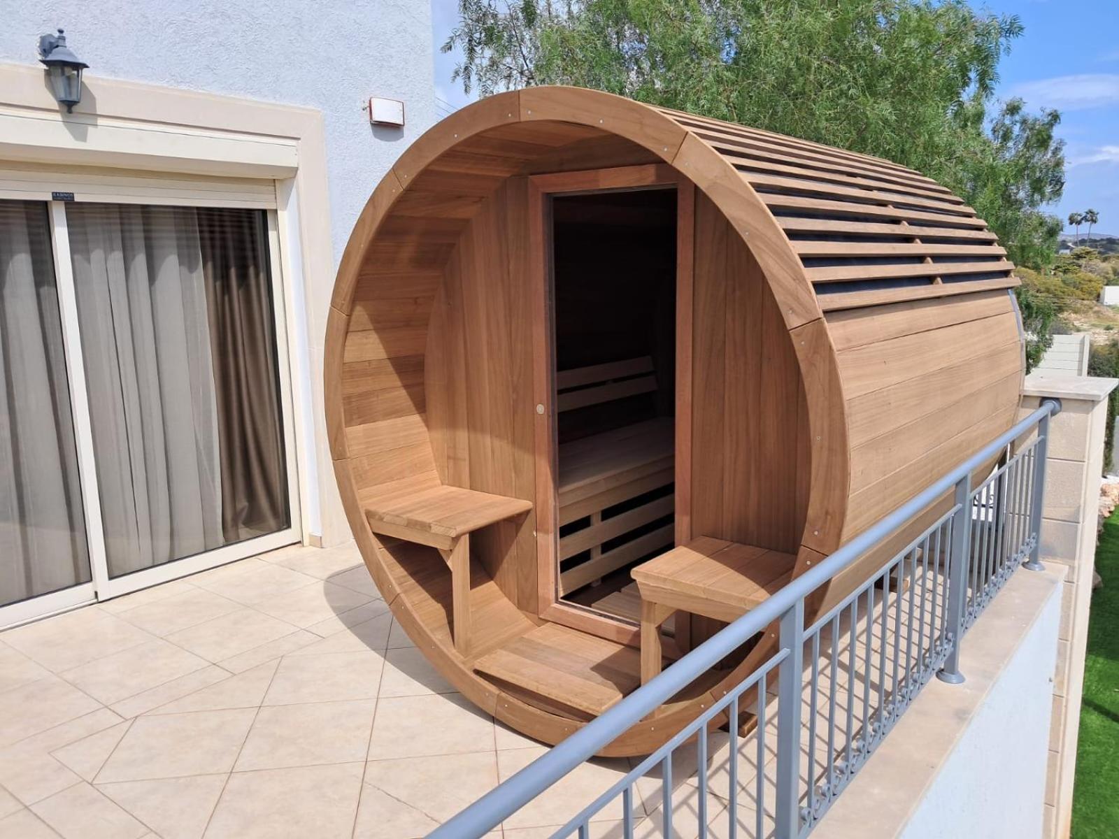 Luxury Seaview Limassol Villa Pool Jacuzzi Sauna