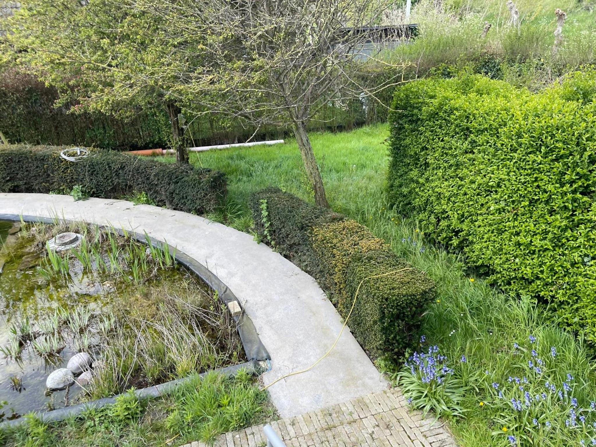 Villa in front of the sea with natural swimming pond