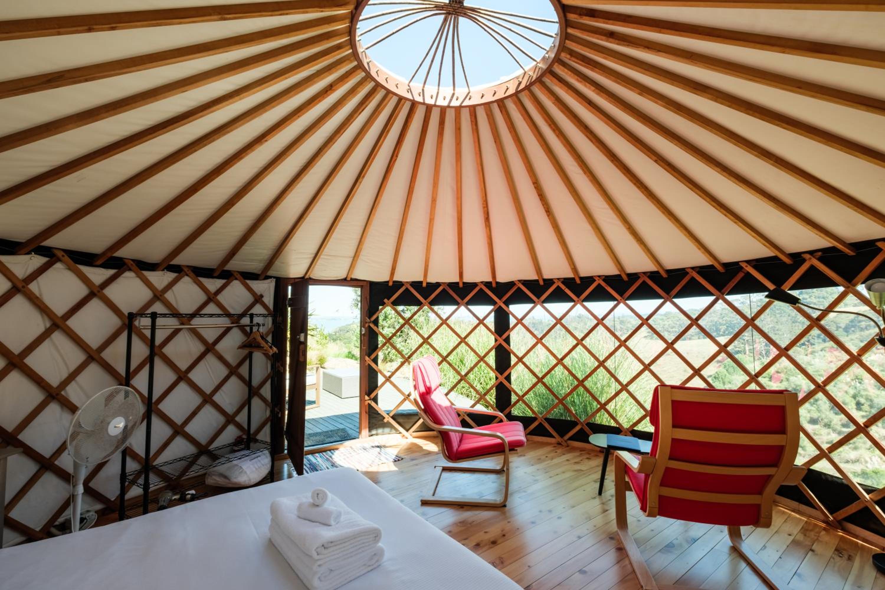 Awaawa Yurts - Papa Yurt view 2