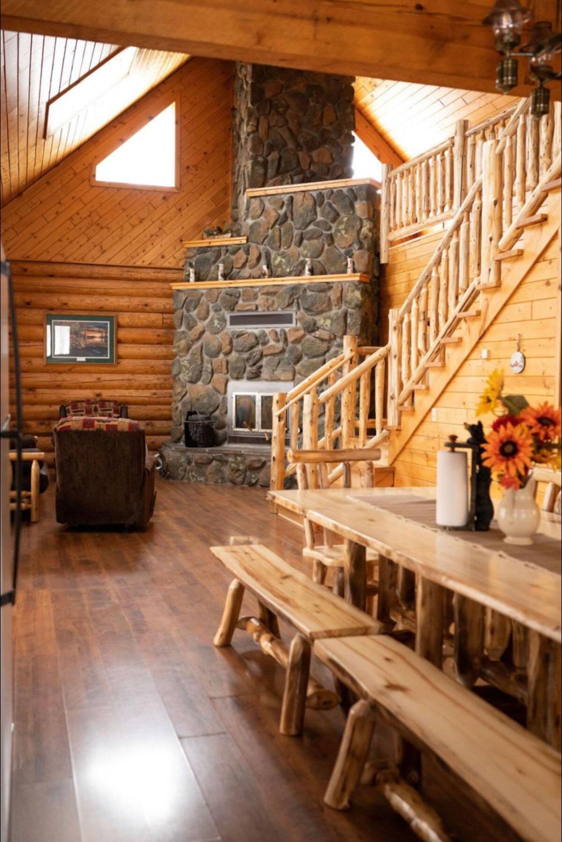 the log cabin