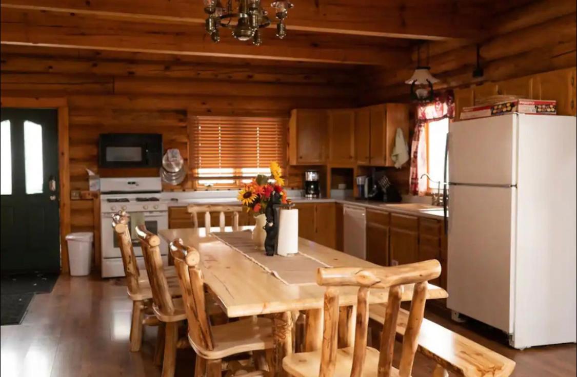 the log cabin