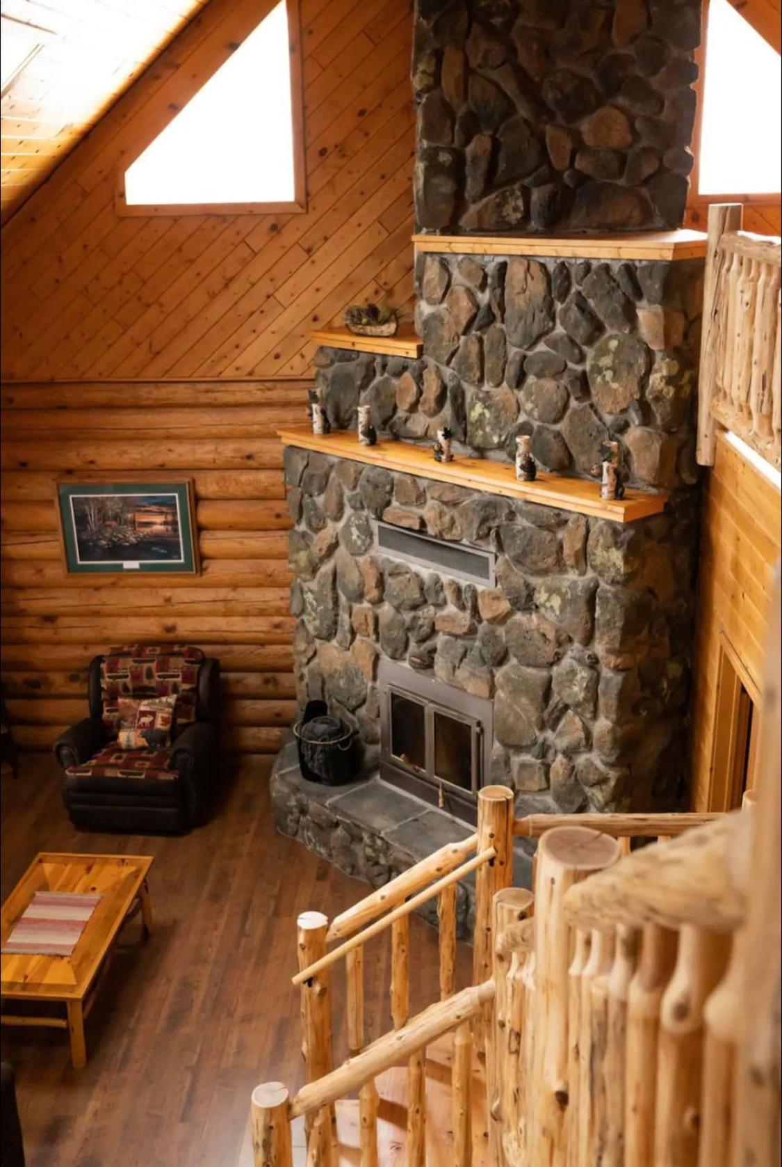 the log cabin