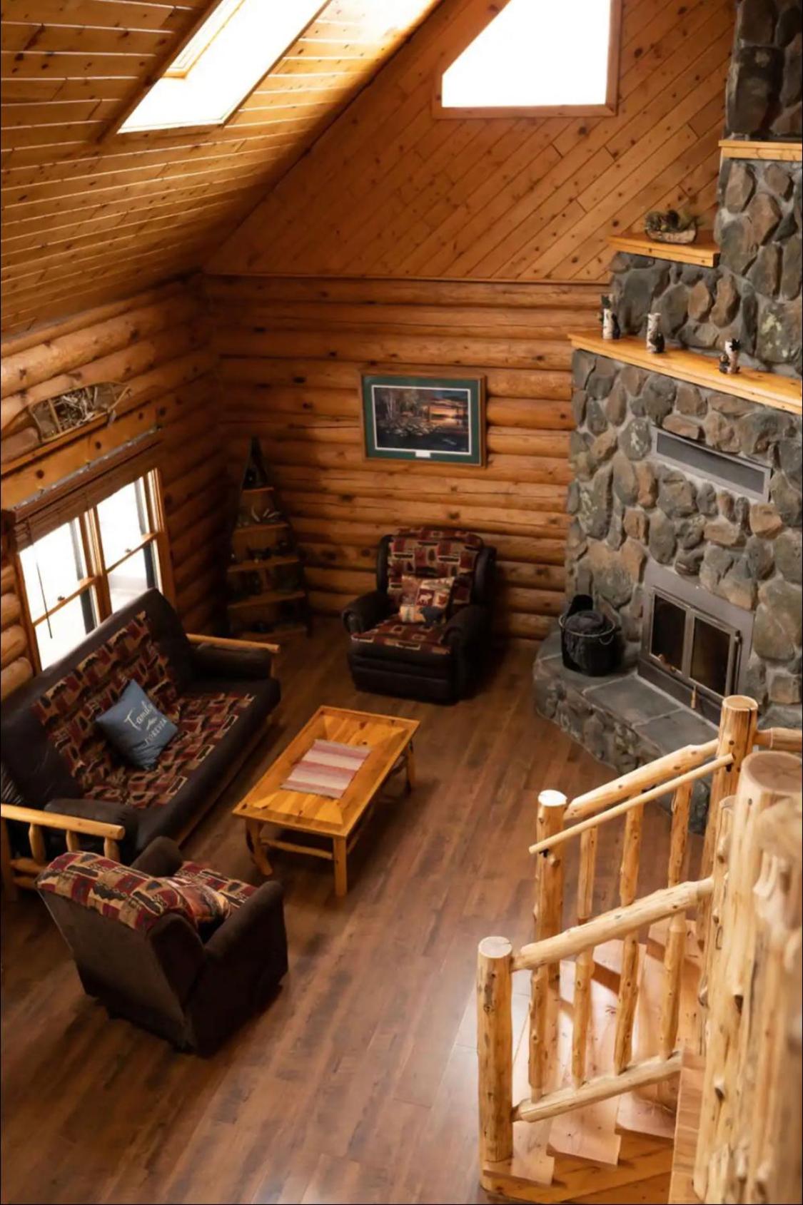 the log cabin