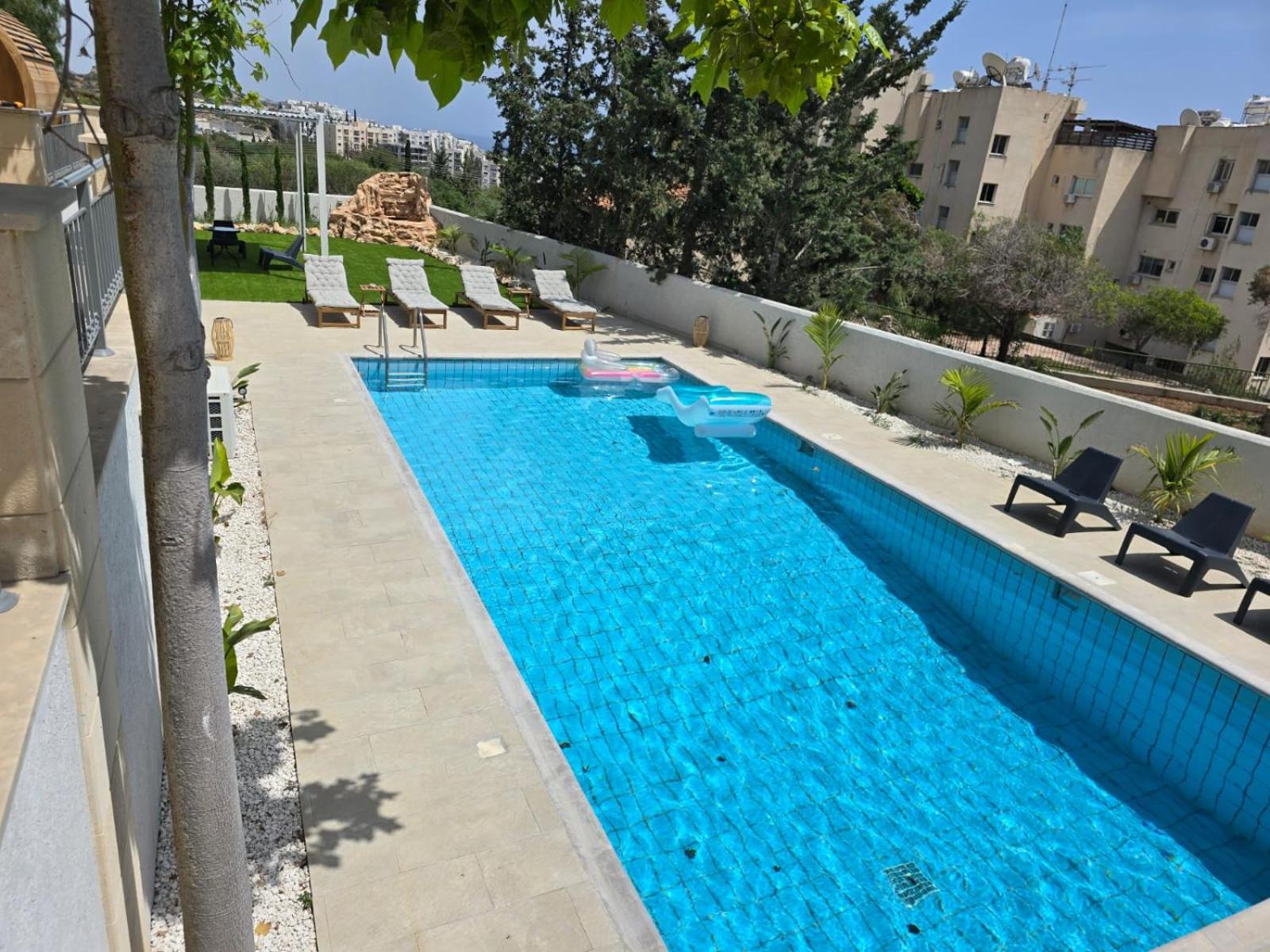 Luxury Seaview Limassol Villa Pool Jacuzzi Sauna