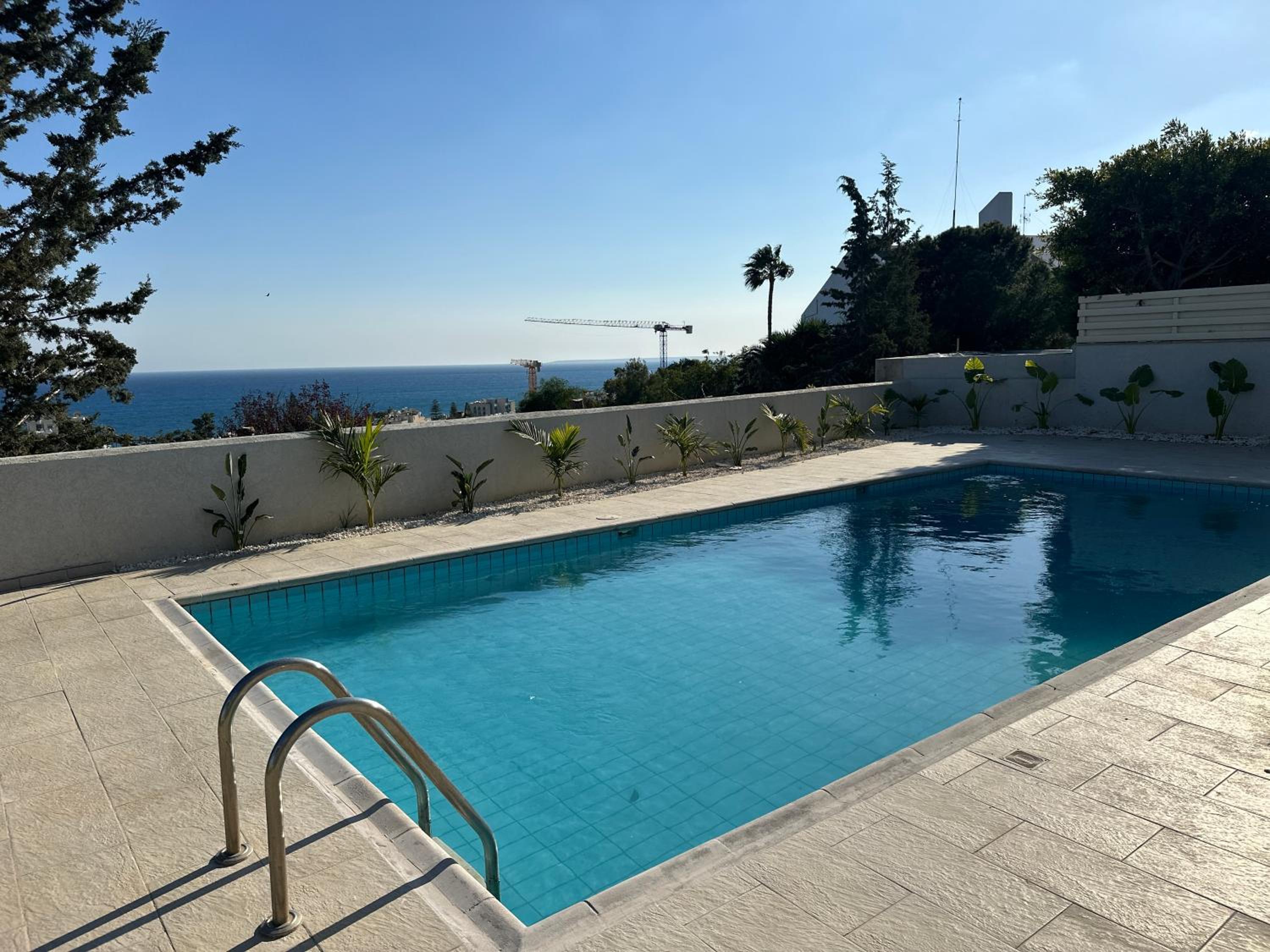 Luxury Seaview Limassol Villa Pool Jacuzzi Sauna