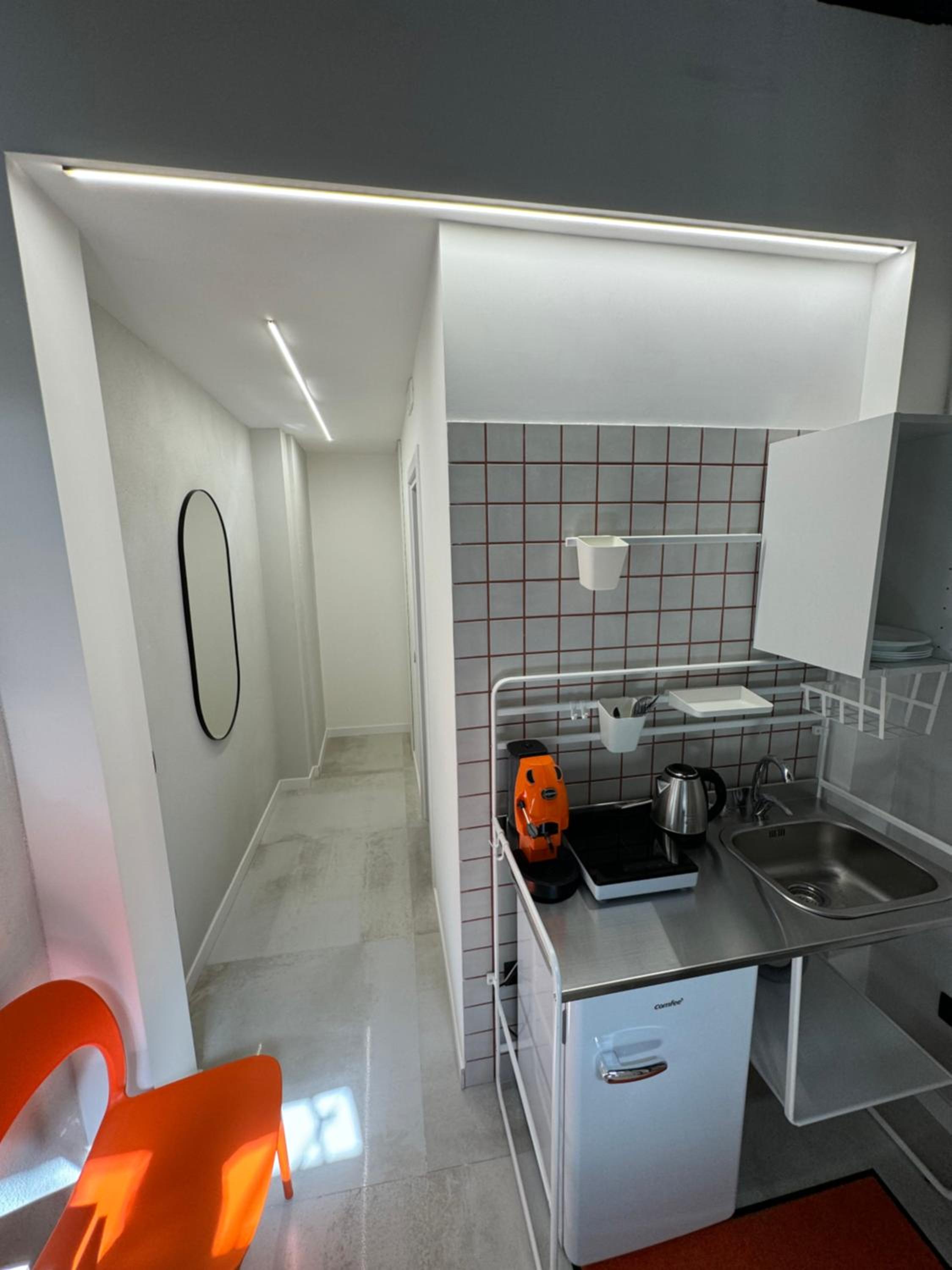 Orange heart room
