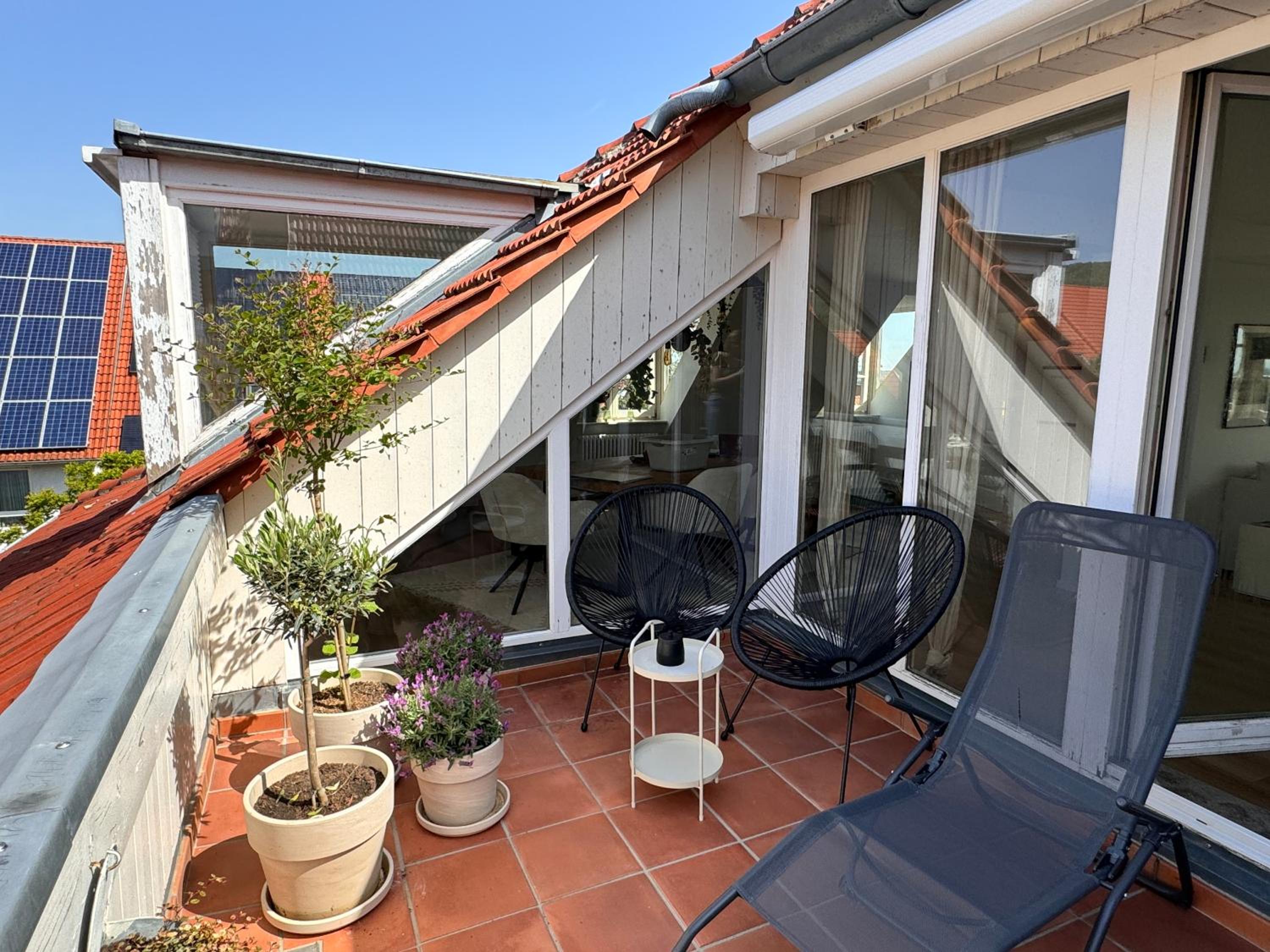 Ferien mit 7 Personen! 3 Schlafzimmer, 2 Bäder, Sauna und Schlossblick - Haustiere willkommen!