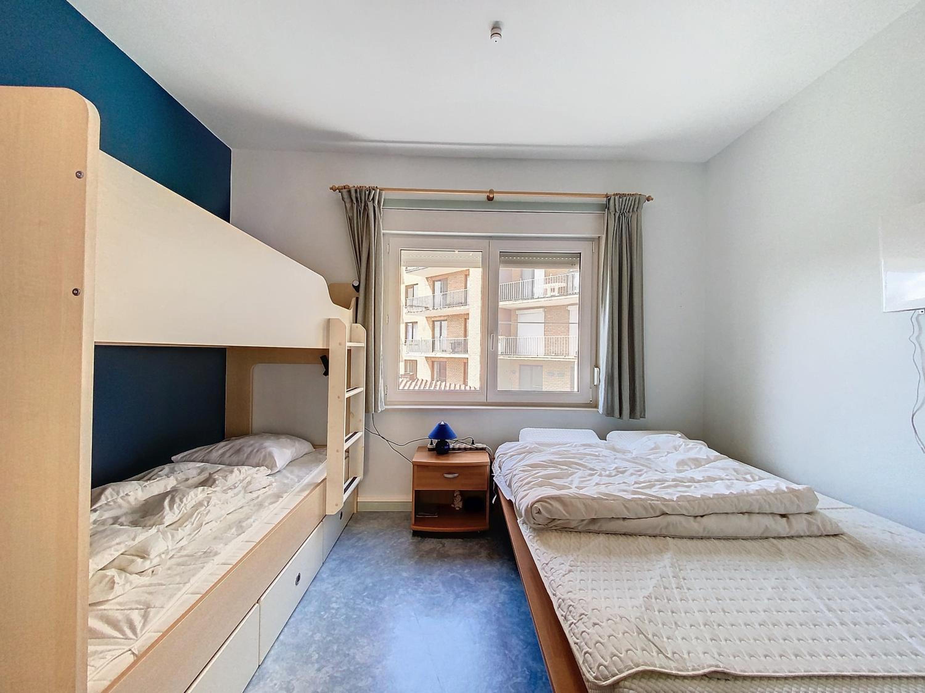 Appartement 'Louvain Plage' te Koksijde - Bad