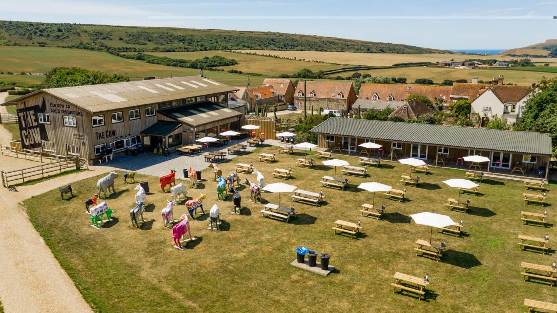 Dome Meadow 1 with Outdoor Tub At Tapnell Farm view 3