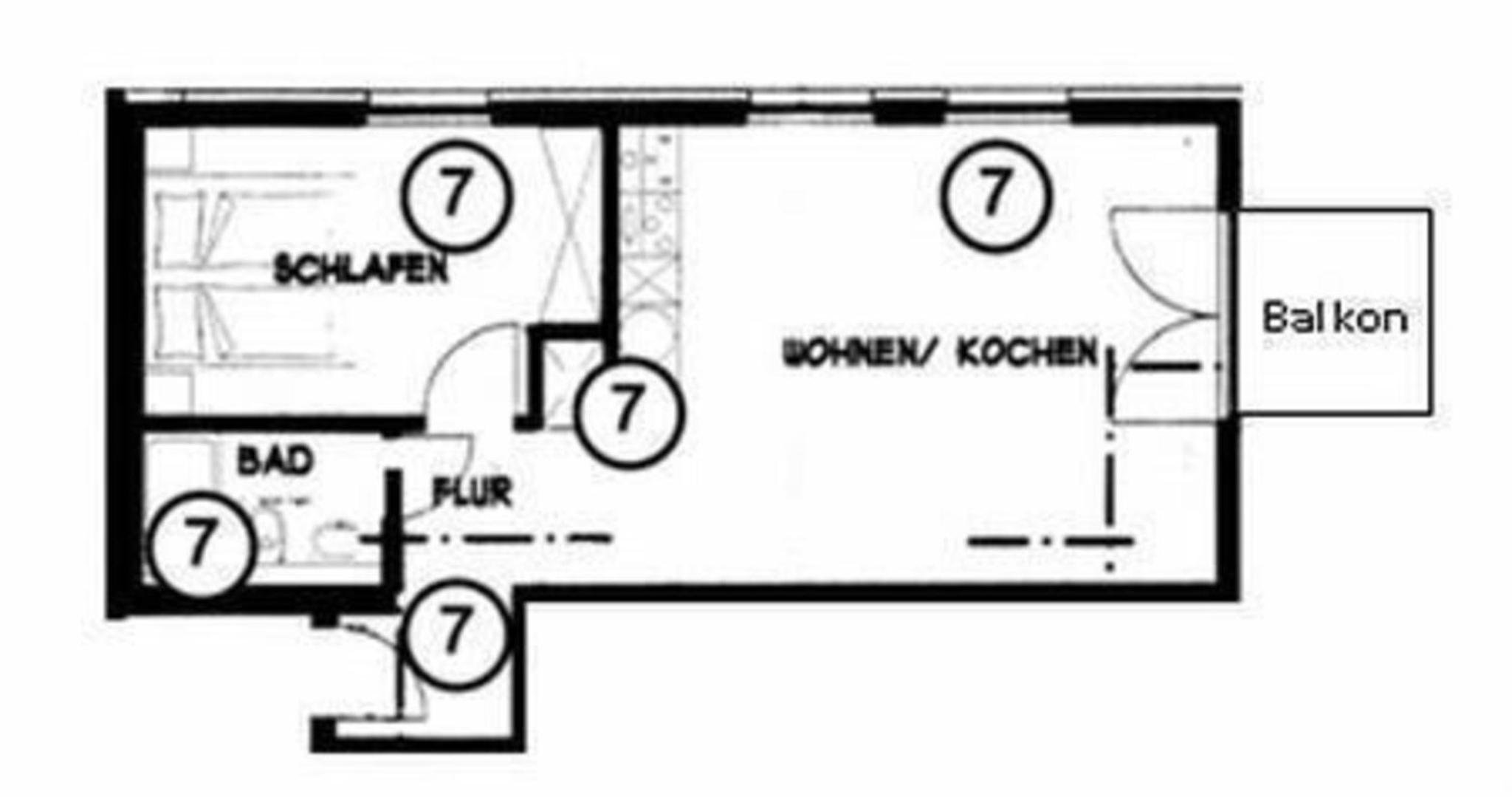 Ferienwohnung 7 Für Bis Zu Vier Personen