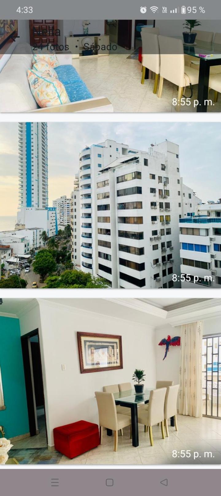 Apartamento a orilla del mar