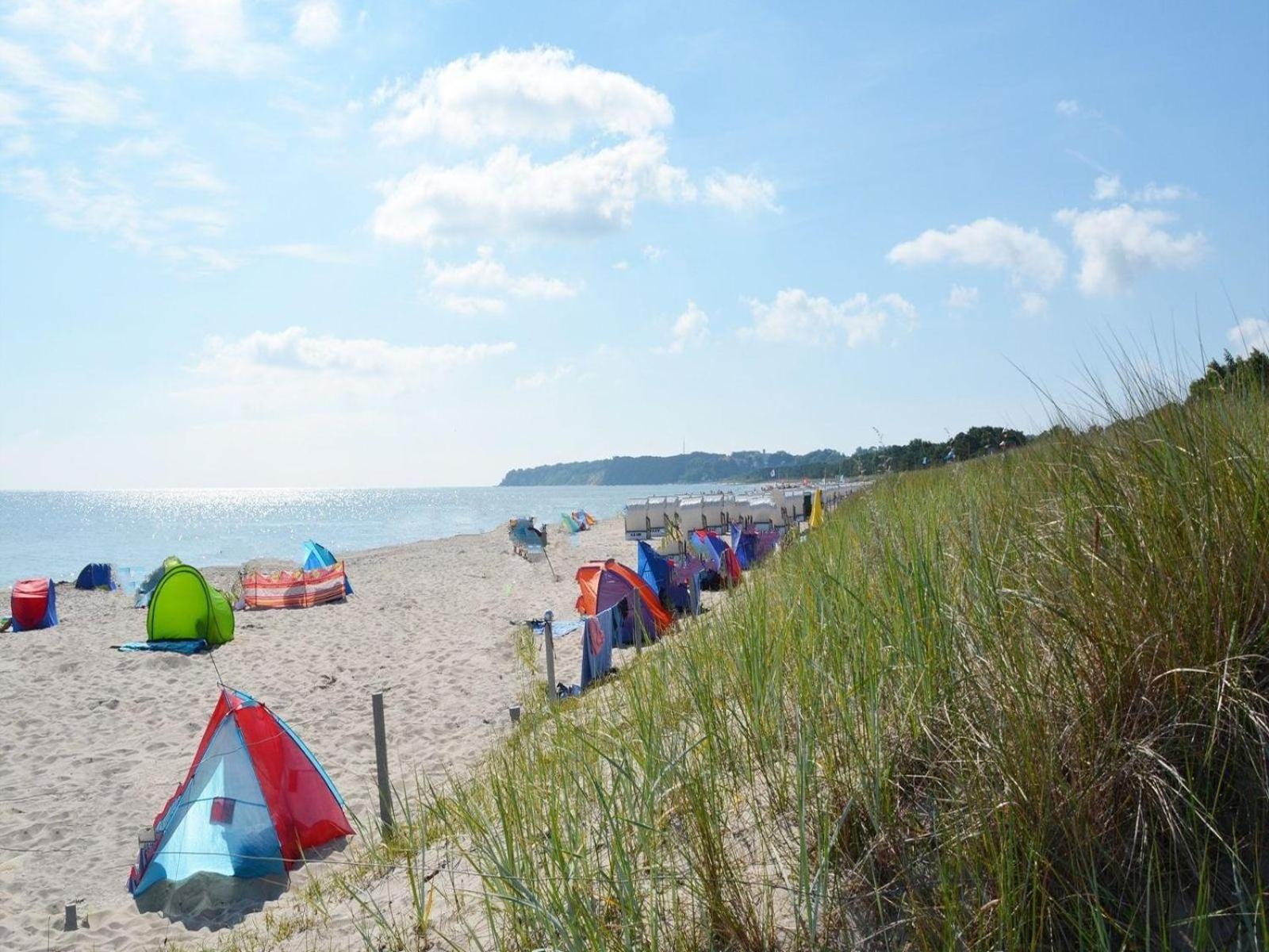 Appartement in Ostseebad mit Garten, Grill und Terrasse