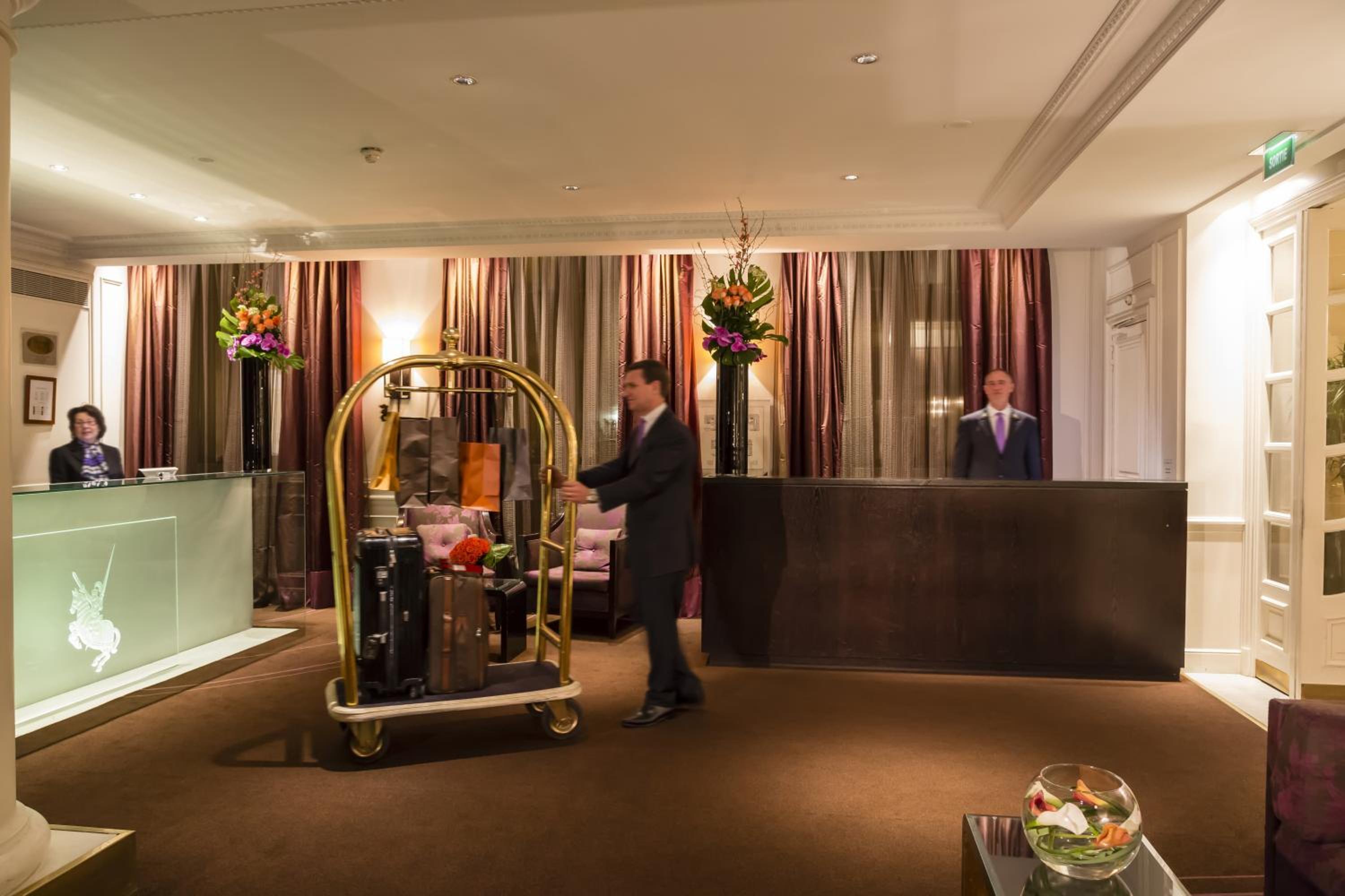 hotel reception