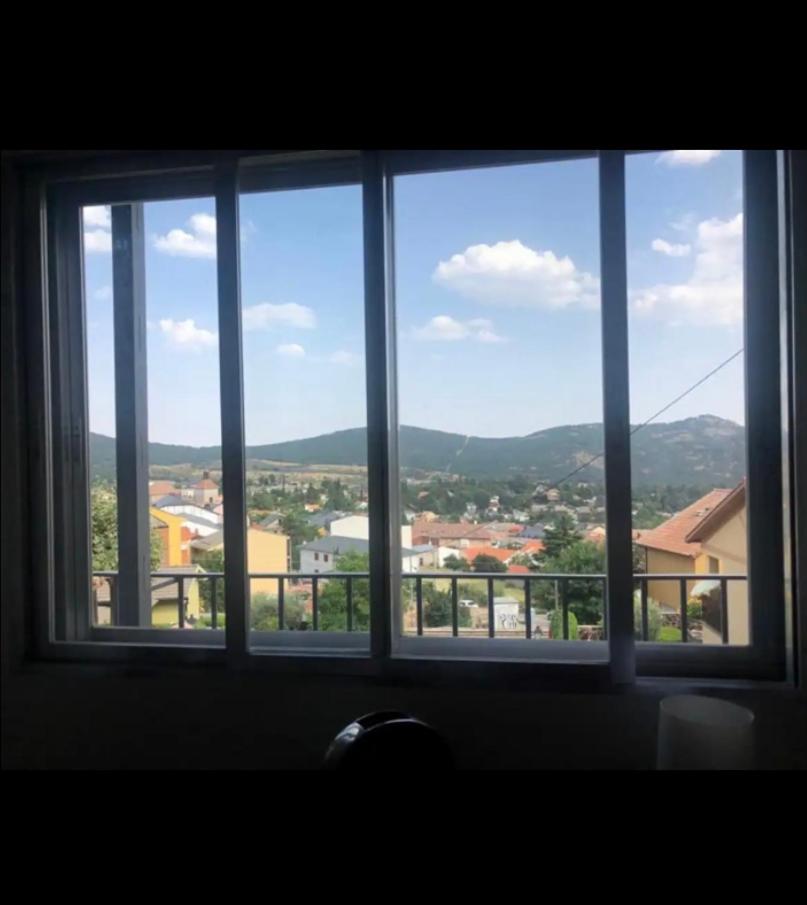 Casa Rosa: terraza con vistas en Cercedilla