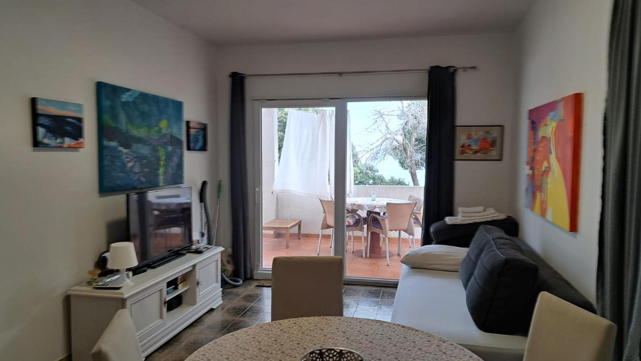 House on the sea beach for holidays 2 room view 3