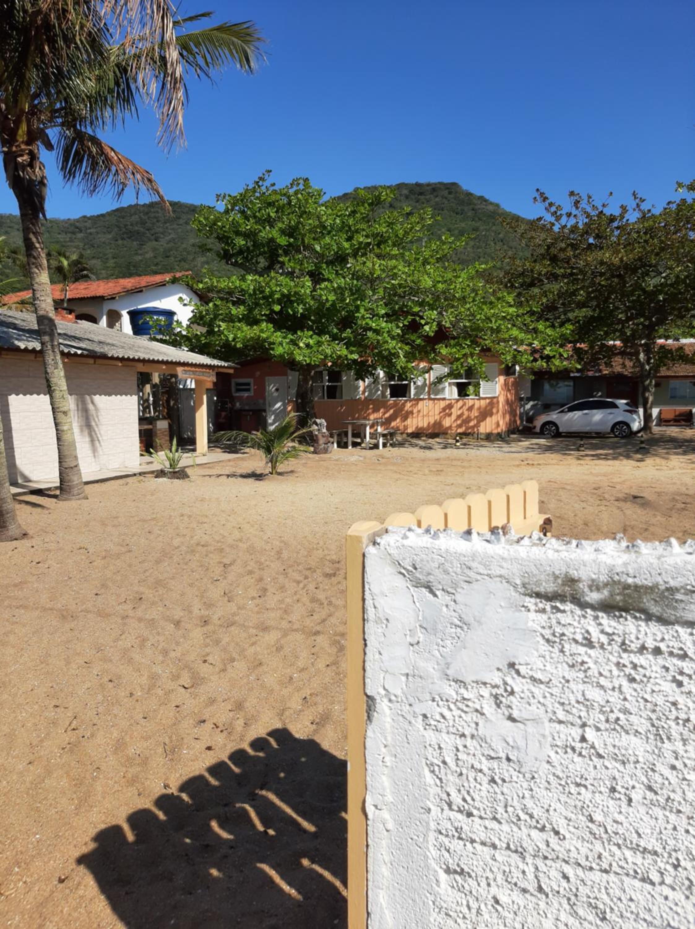 Casa na praia em frente ao mar