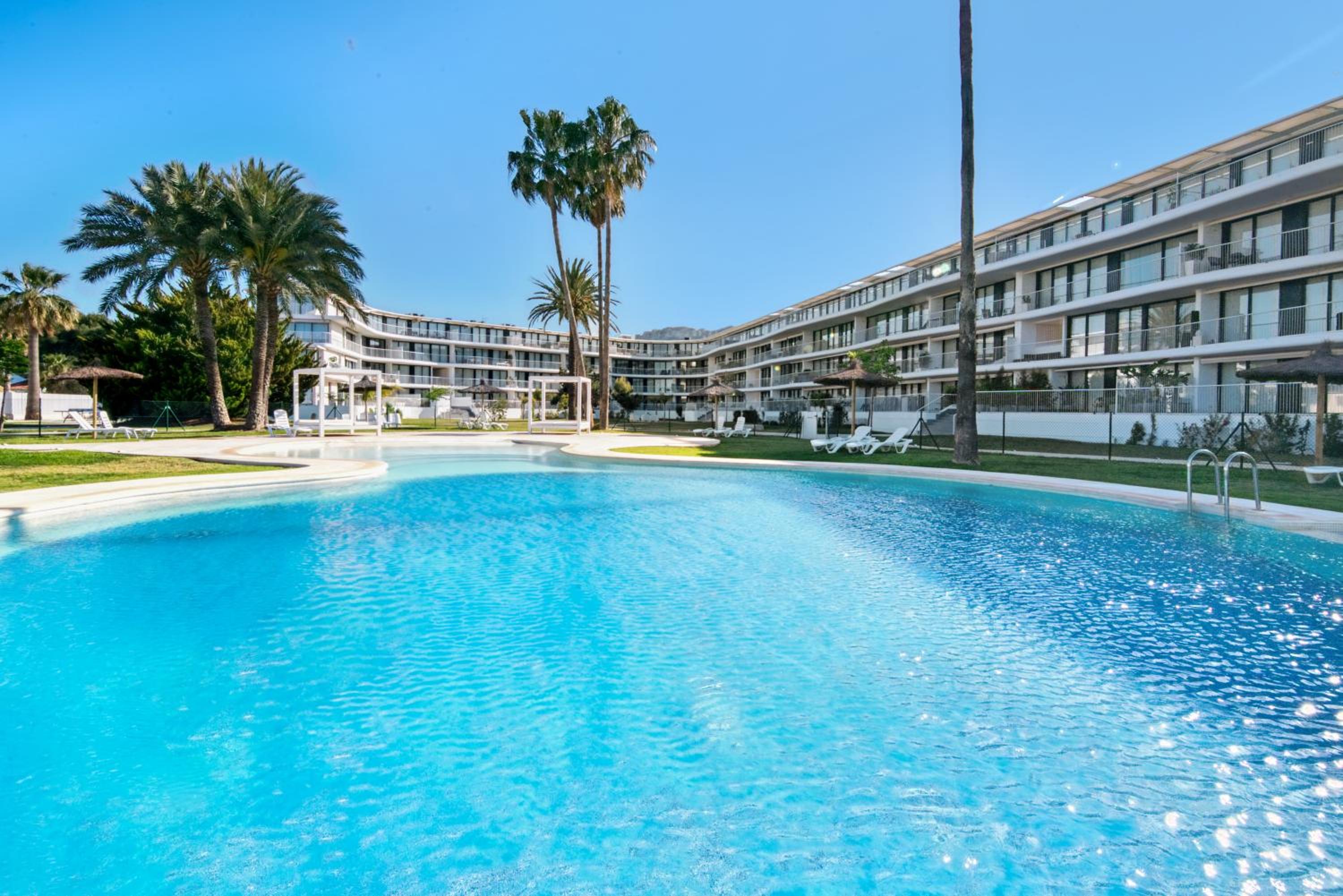 Denia Beach penthouse met zeezicht aan het strand
