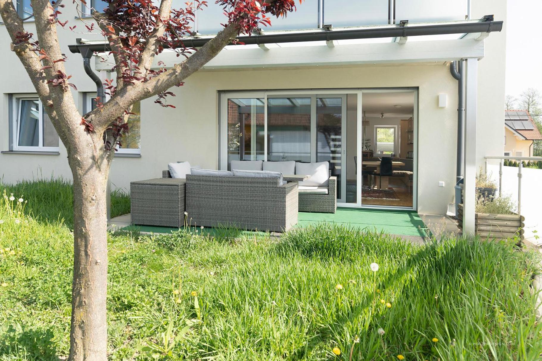 Apartment mit Garten