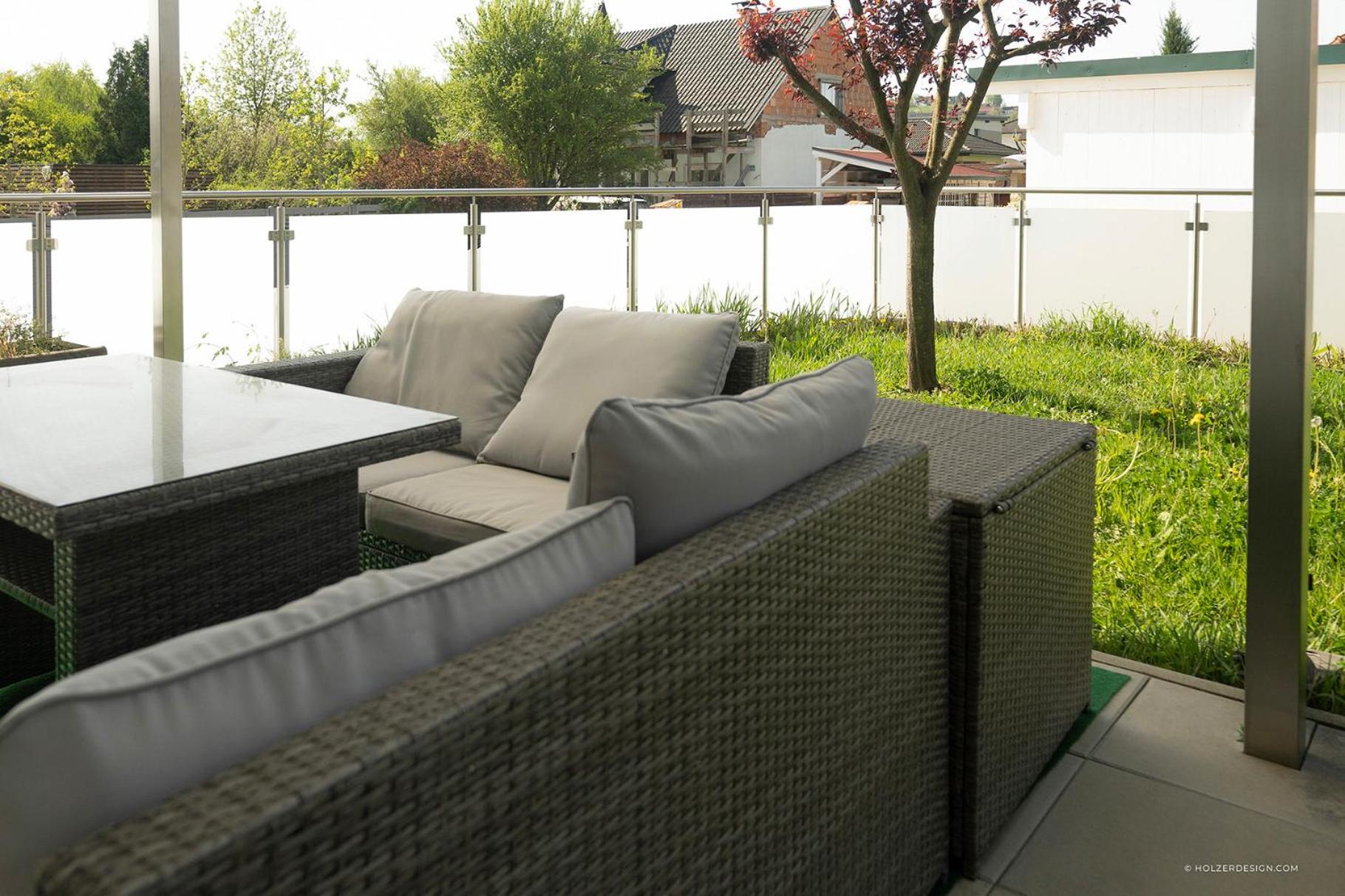Apartment mit Garten