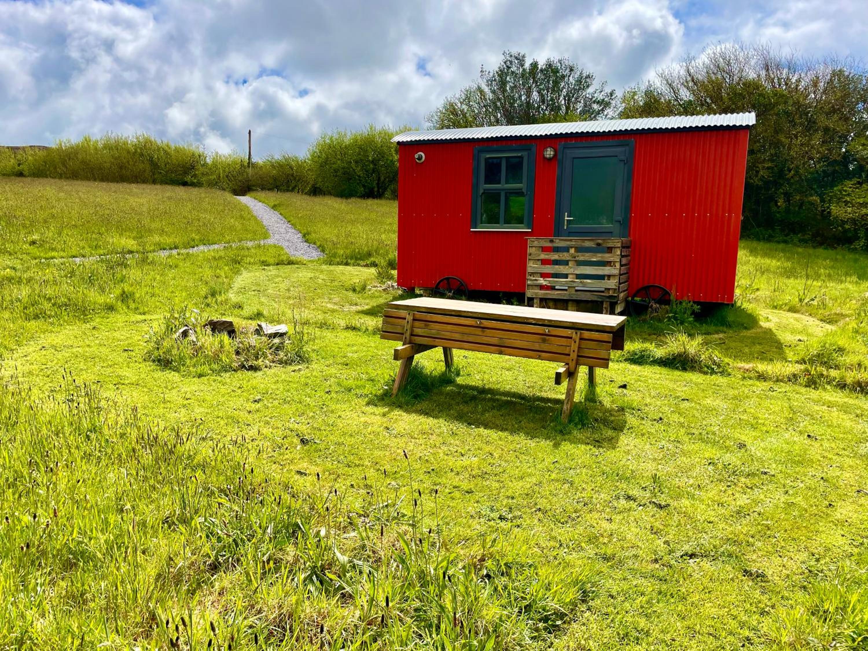 Stepping Stones Glamping little red view 2
