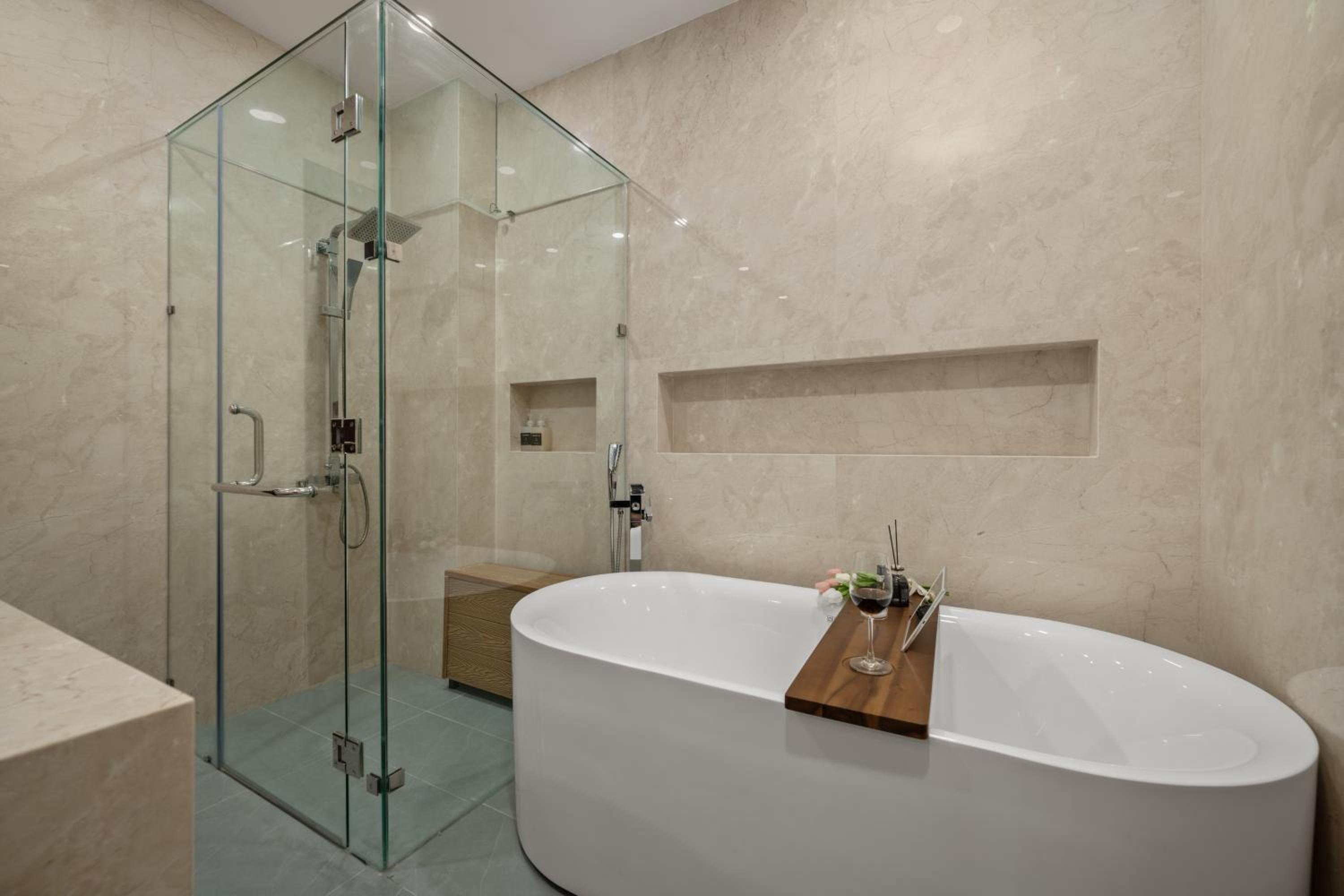T P Residence - Sauna, Jacuzzi Bathtub- Full AC view 4