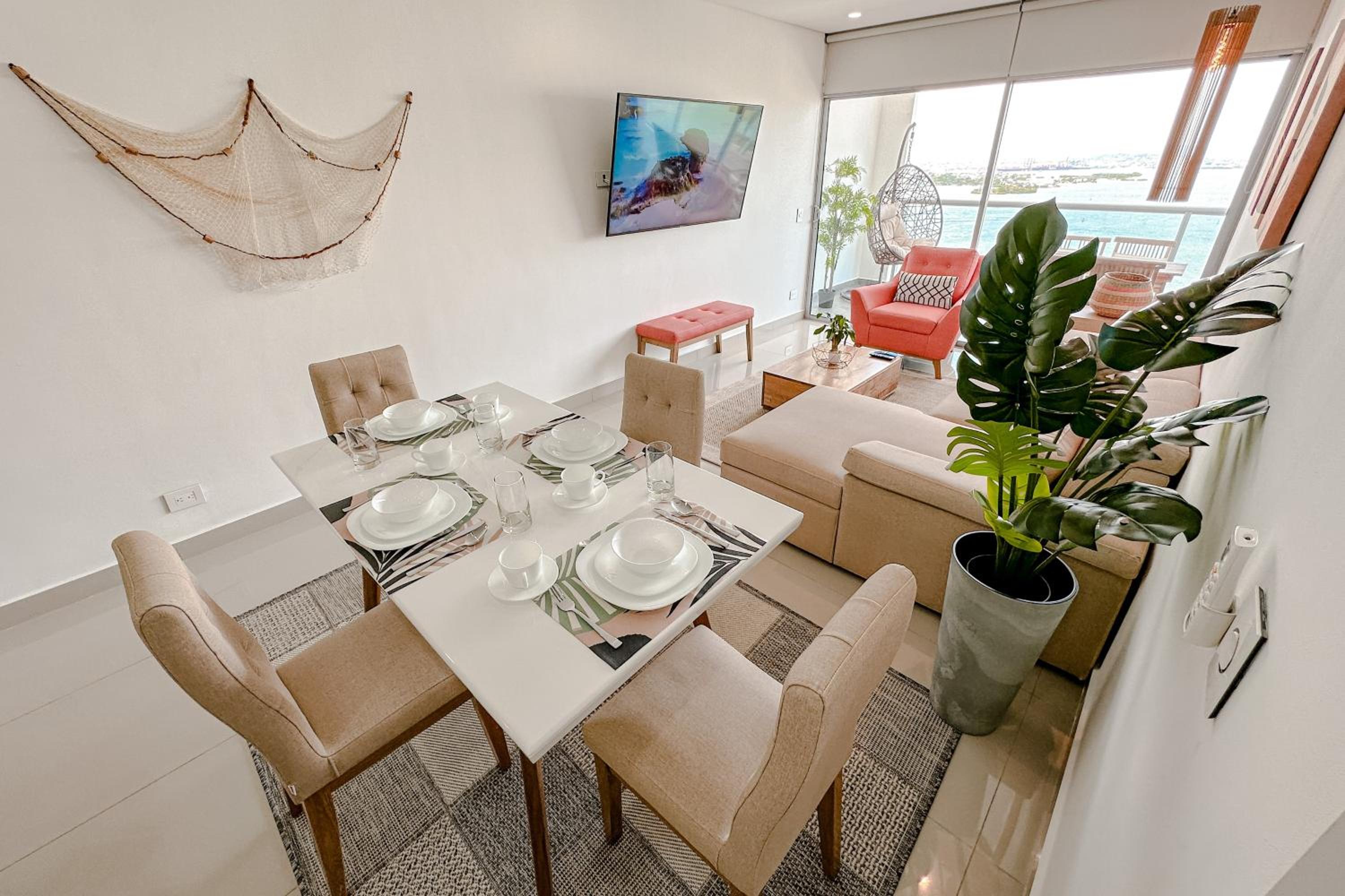 Apartamento con vista a la bahía