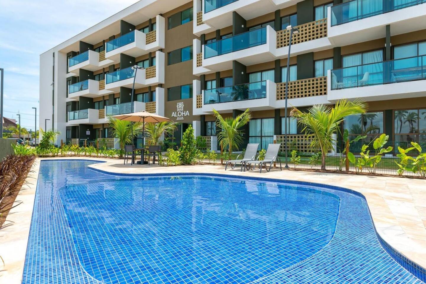 Flat Luxo Oasis do Mana 350m da praia, Polo Aquático-2Qts, 2Gar