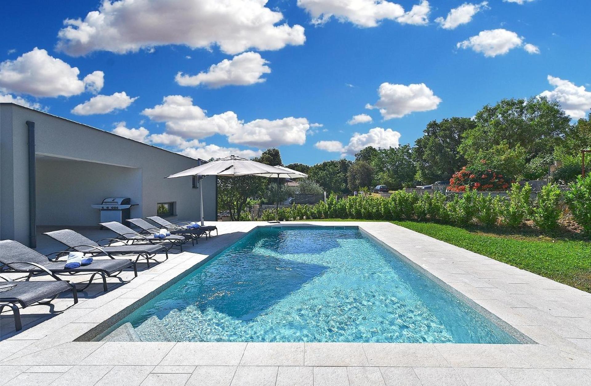 Ferienhaus mit Privatpool für 6 Personen ca 200 qm in Vintijan, Istrien Istrische Riviera view 4