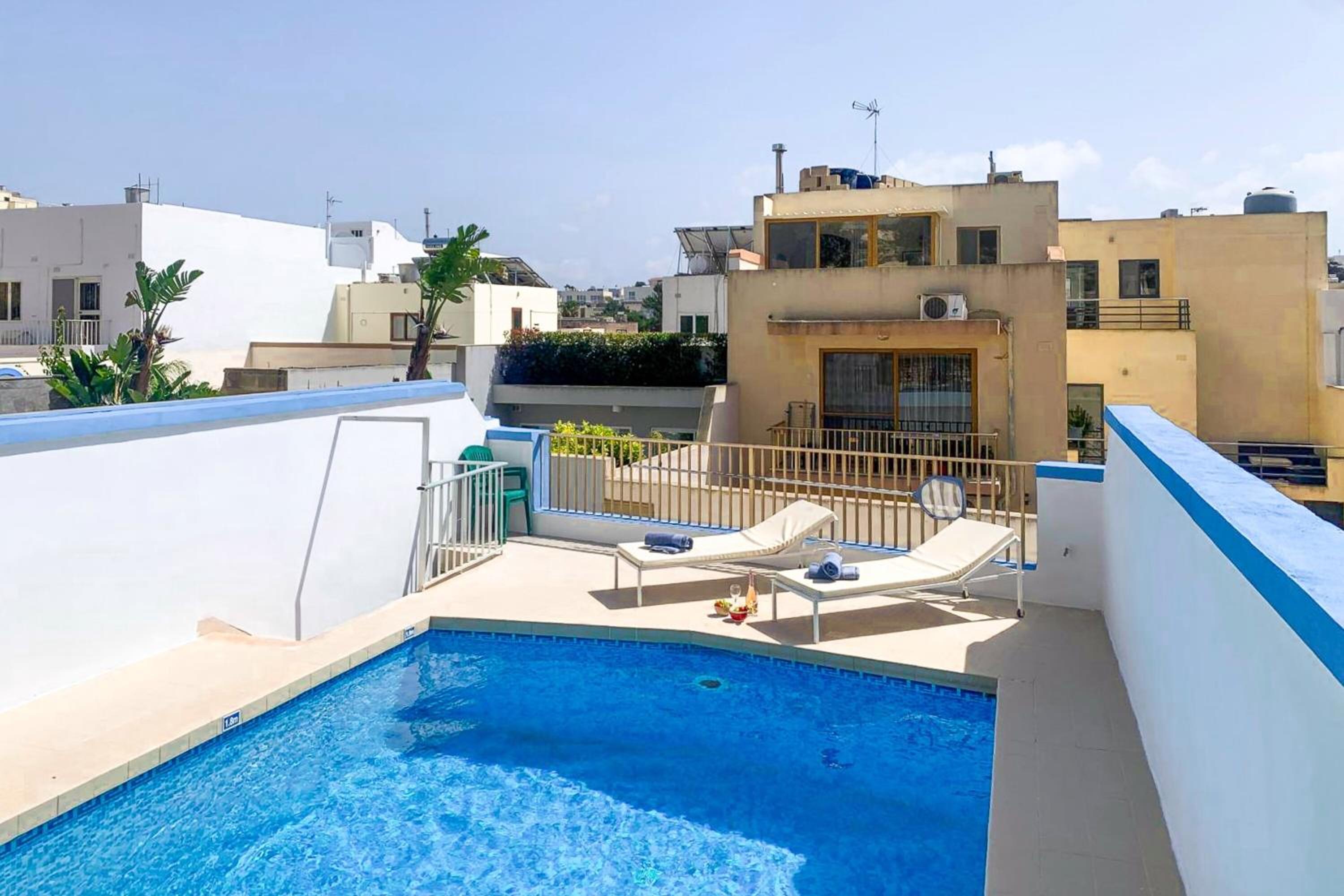 Hotel Pool & Sea Merill Apartments Mellieha - Happy Rentals - Image 1
