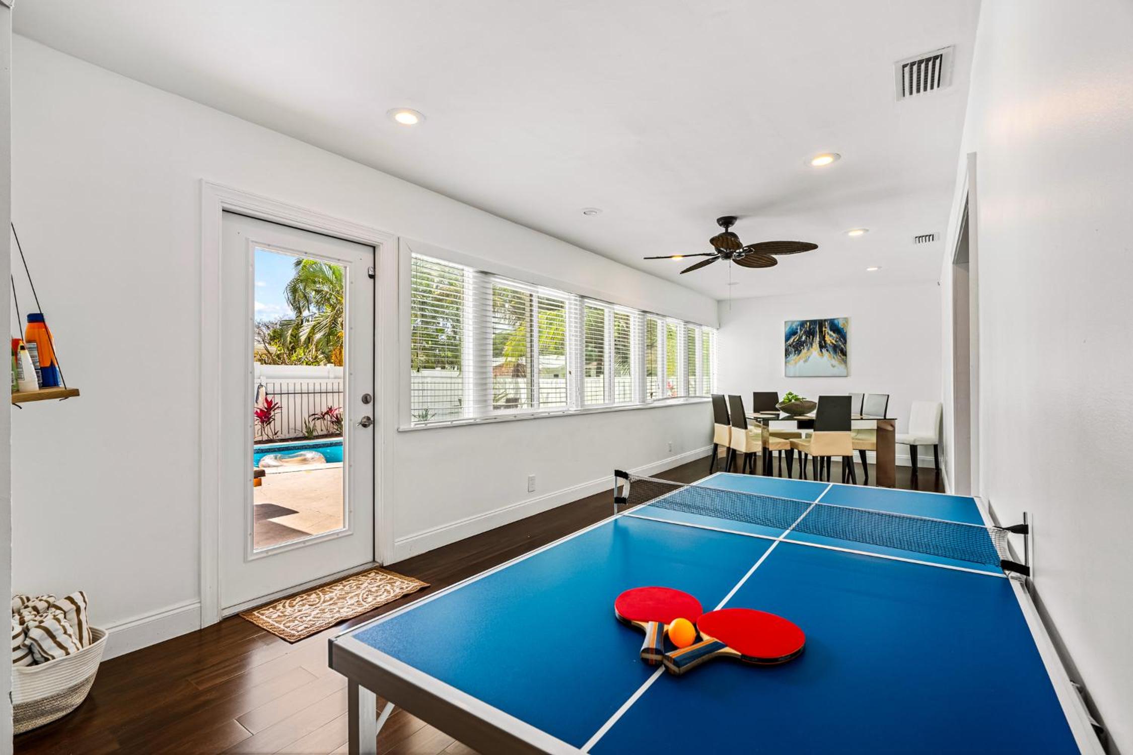 Gorgeous open concept 4 BR with heated pool and lounge area view 4