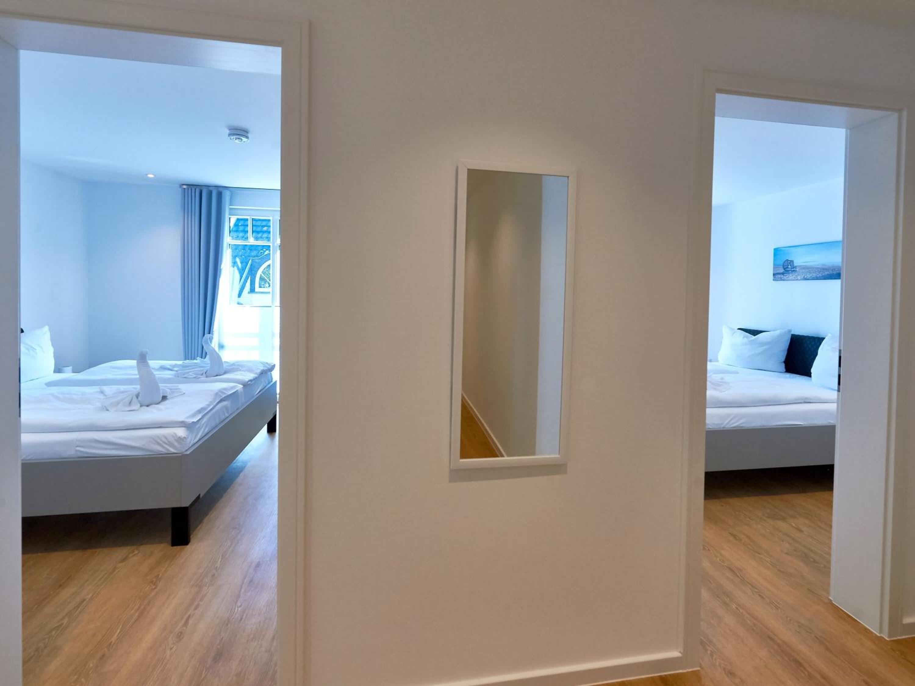 Villa Beatrice in Binz - WG 8 mit Balkon und kleinem Meerblick