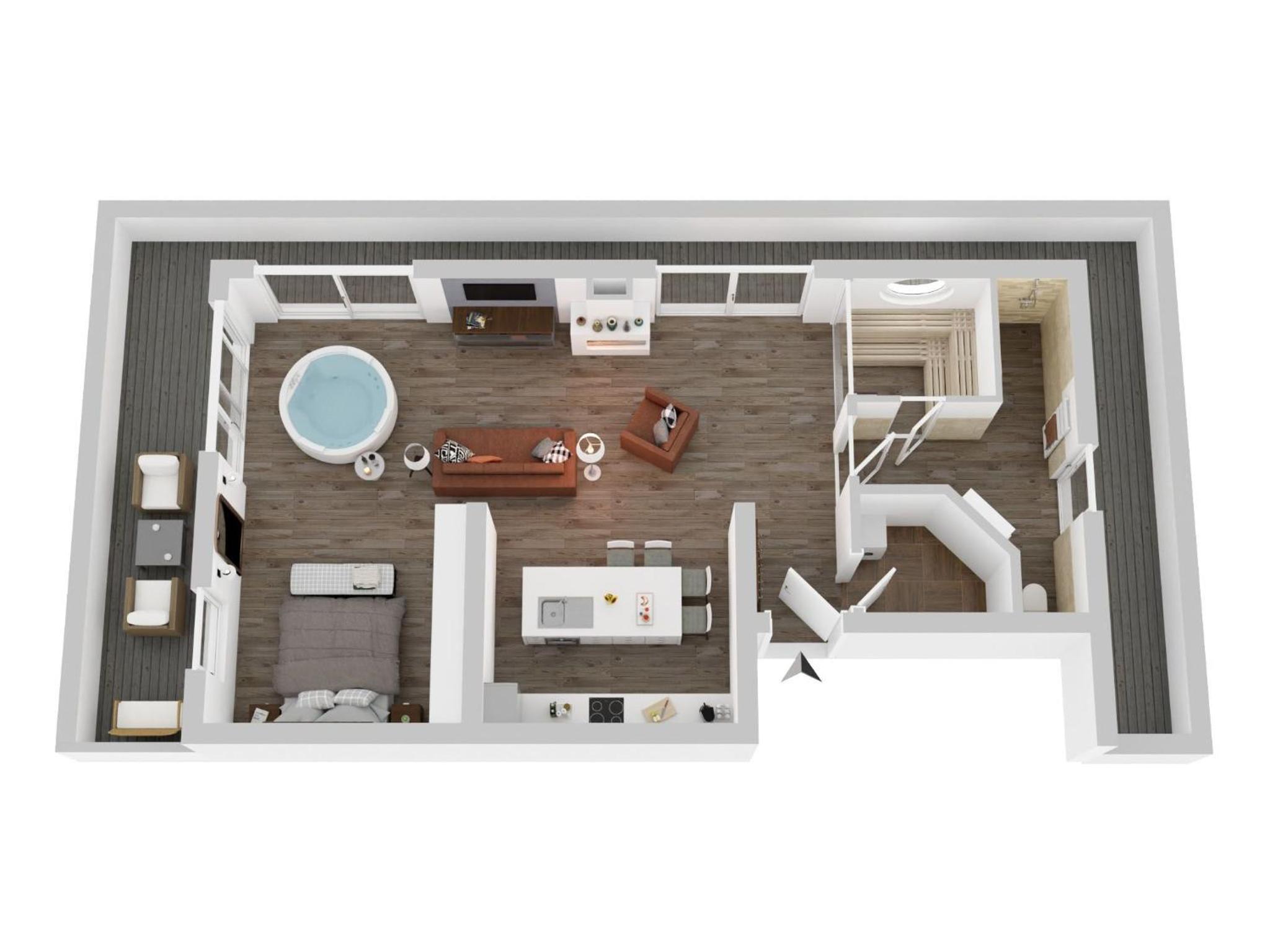 Luxus Spa Penthouse Royal view 5