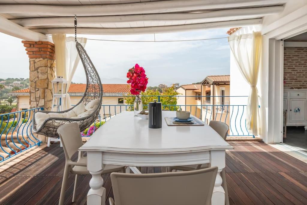 Villa with SEAVIEW TERRACE, close by a sandy beach view 4
