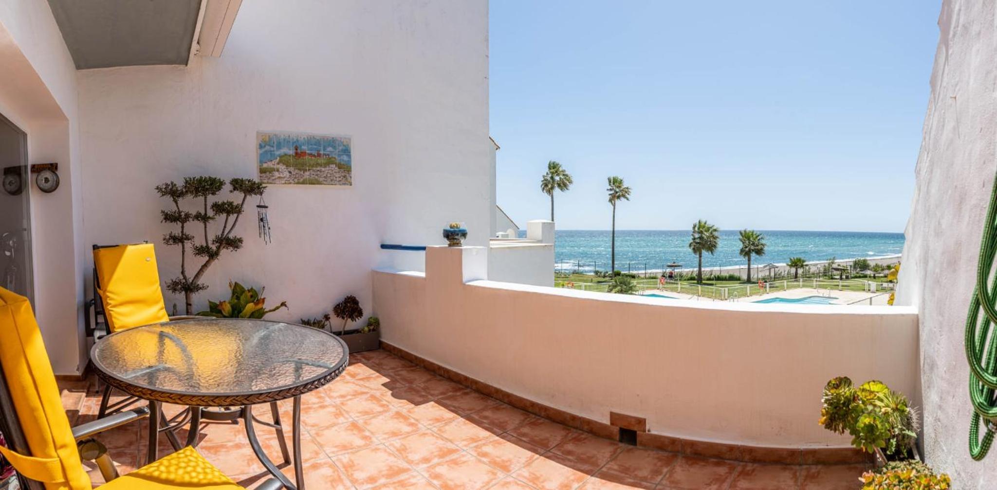Apartamento dúplex en primera línea de playa