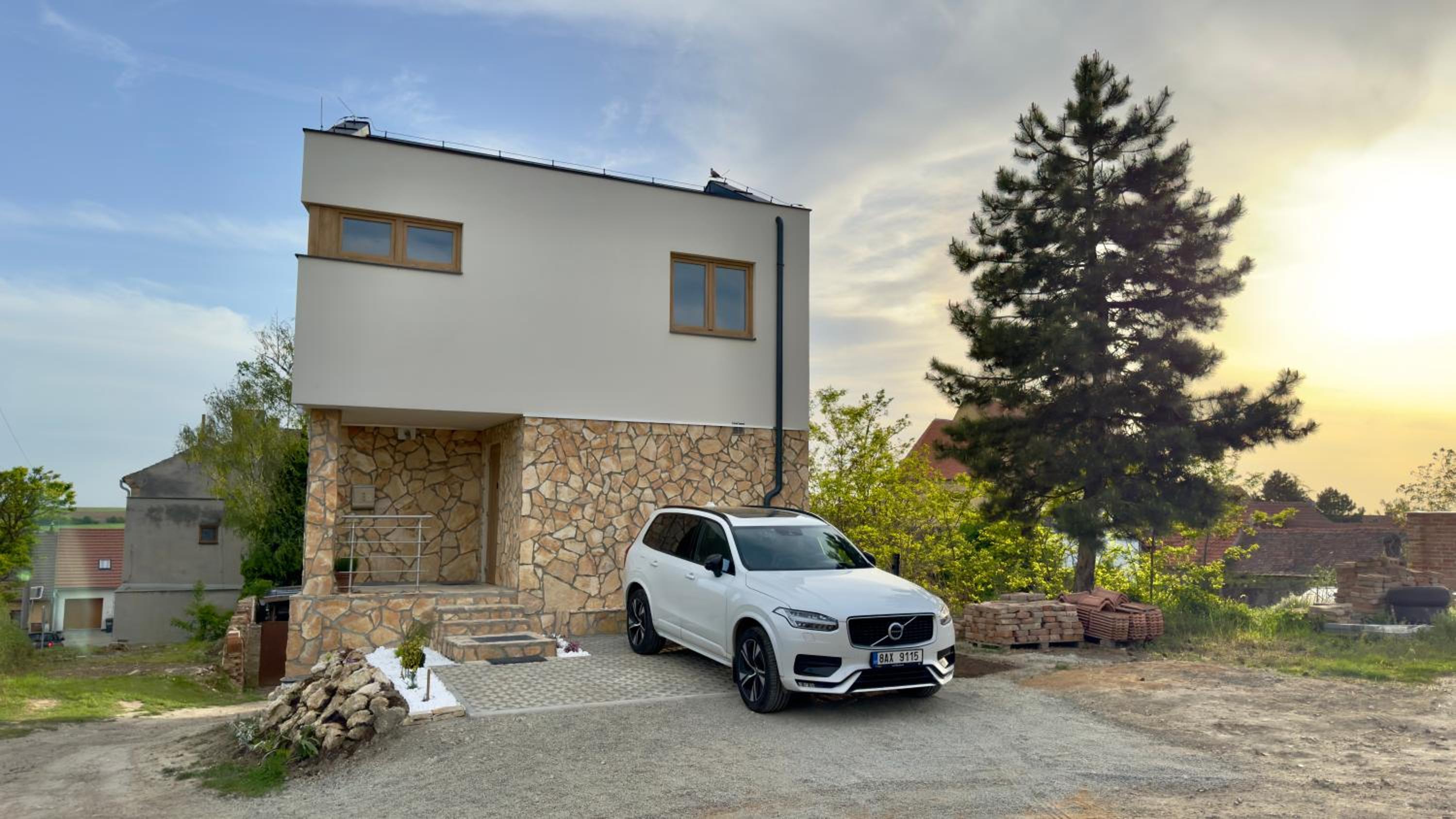 Villa Popice s výhledem na Pálavu