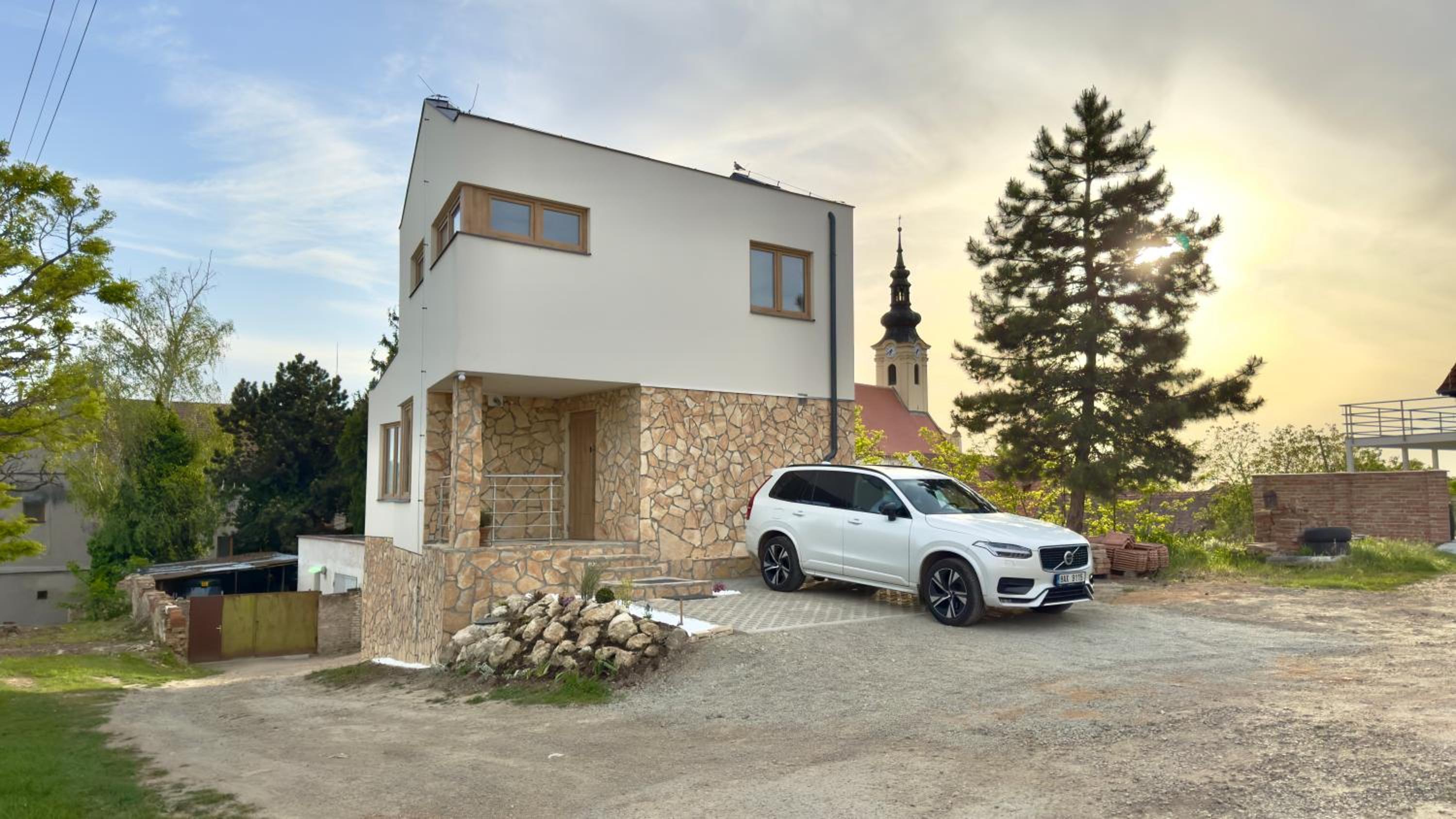 Villa Popice s výhledem na Pálavu