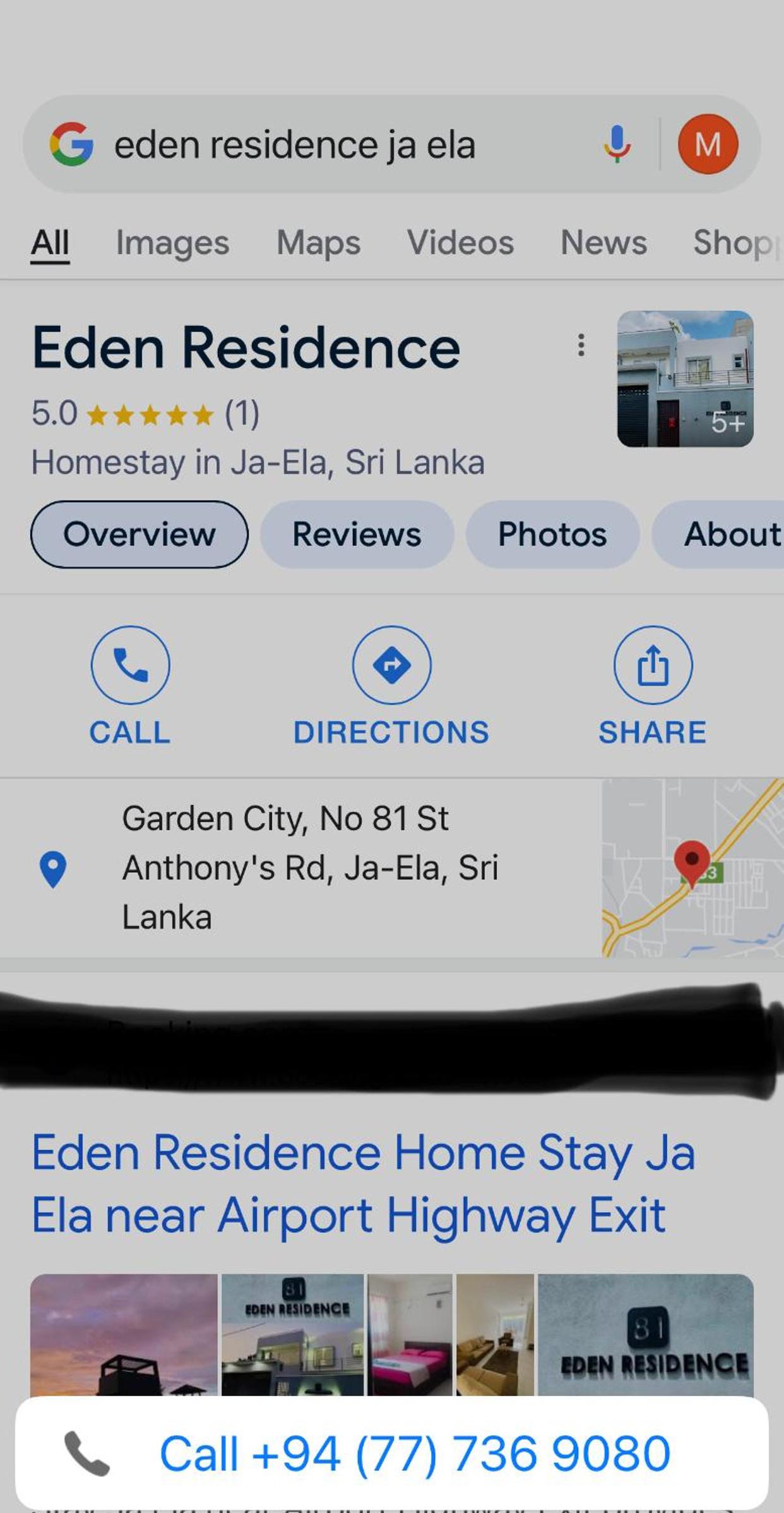 Eden Residence Home Stay Ja Ela near Airport Highway Exit