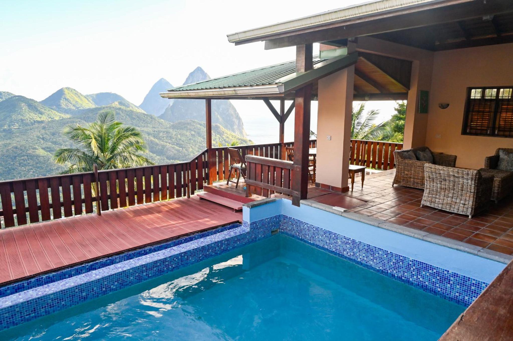 Piton Villa Deck