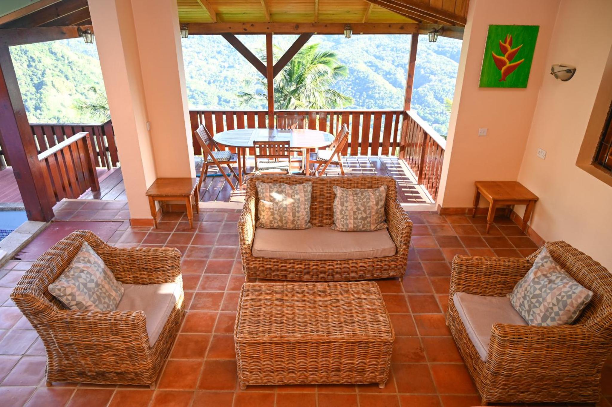 Piton Villa Deck