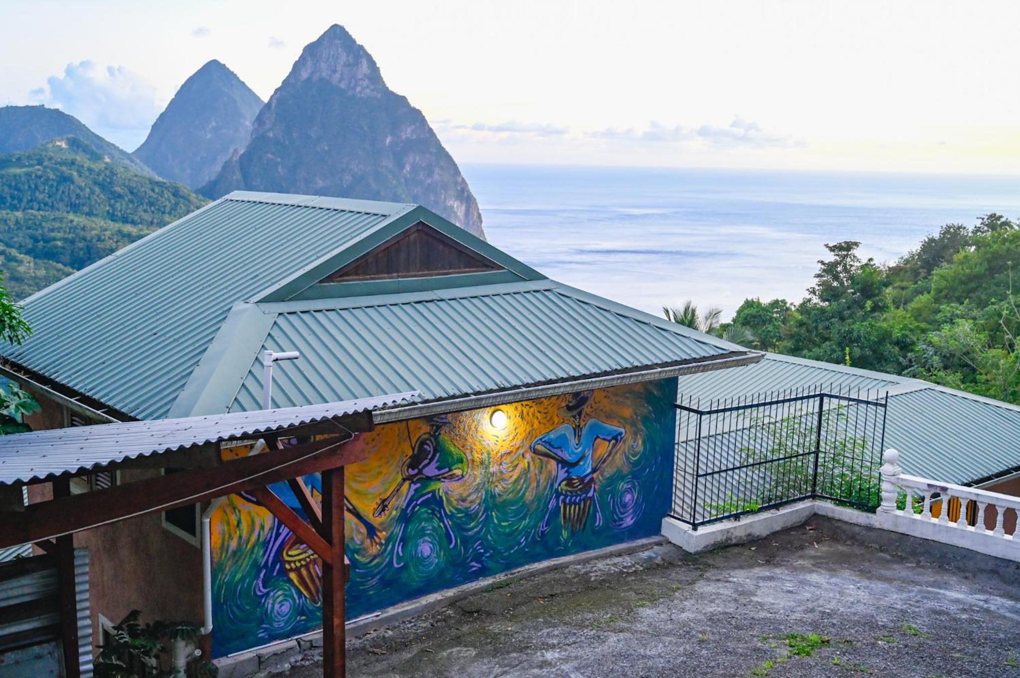 Piton Villa Deck