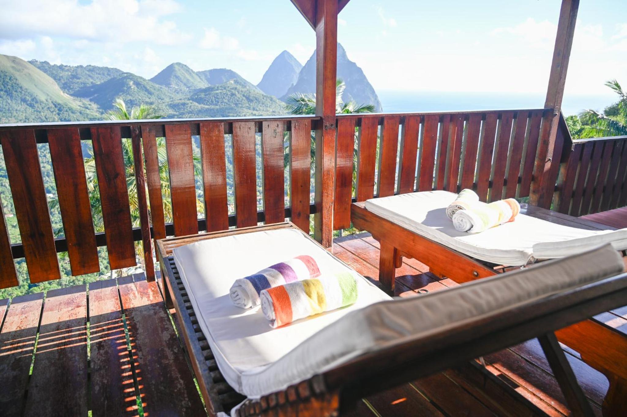 Piton Villa Deck