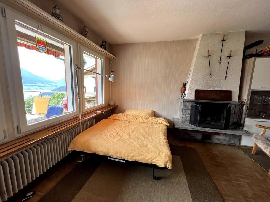 Cozy House above Lake Lucerne in car-free Vitznau Mittlerschwanden at Mount Rigi railway