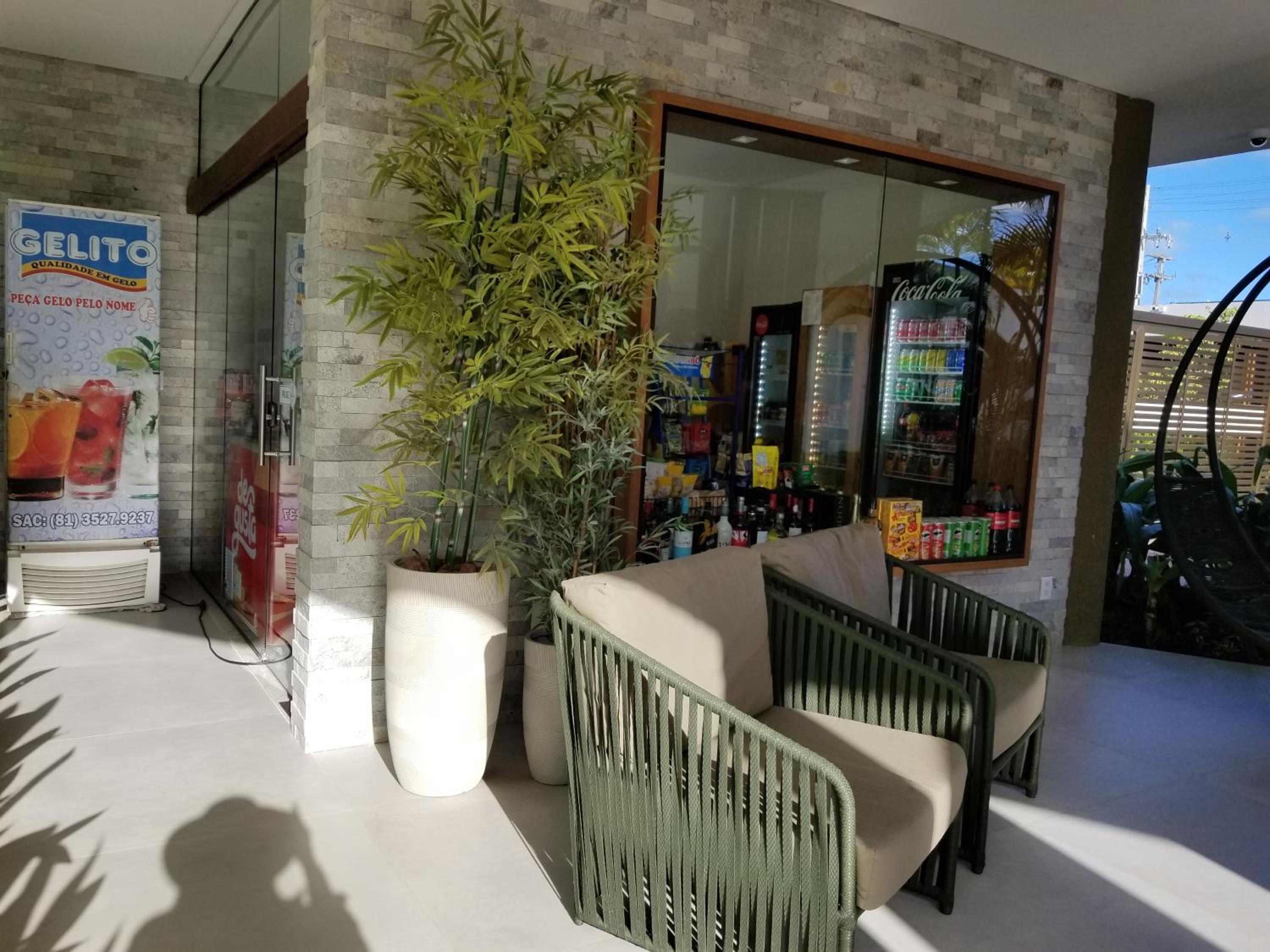 Flat Luxo Oasis do Mana 350m da praia, Polo Aquático-2Qts, 2Gar