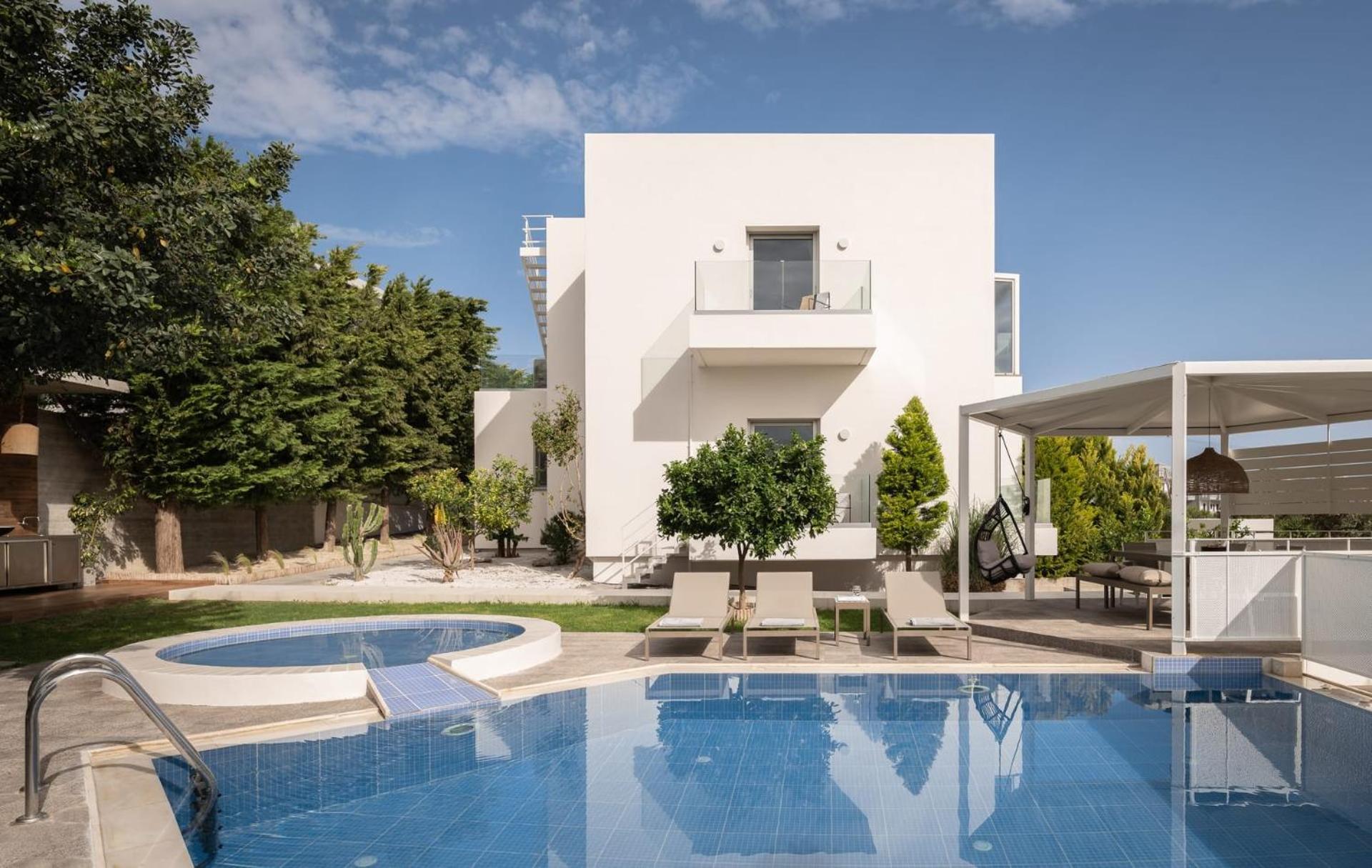 Extravagant Crete Villa | 4 Bedrooms | Villa Yasemí I | Private Pool and Outdoor Amenities | BBQ | Rethymno photo 3