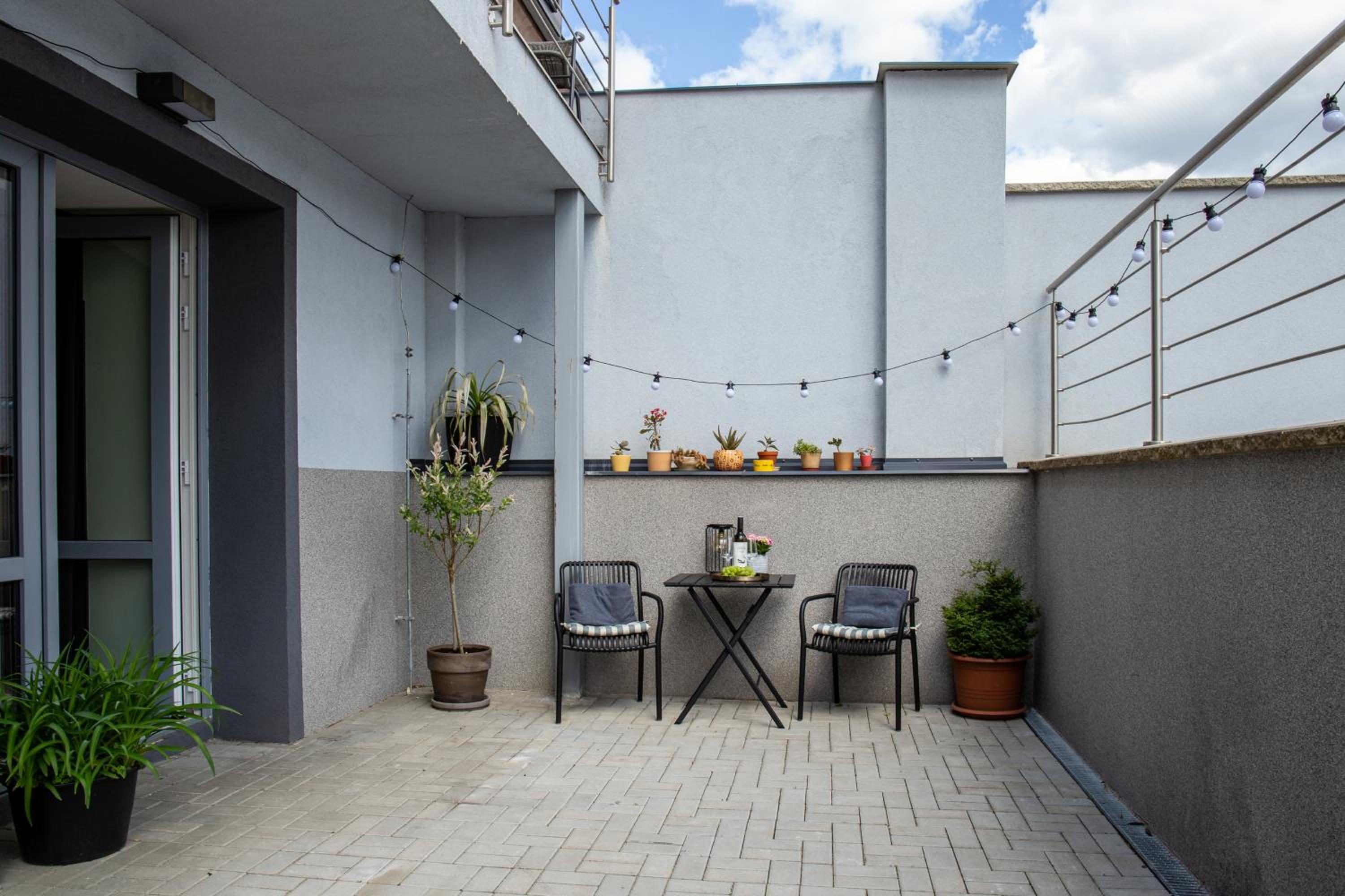 Apartmán Yellow Submarine se slunnou terasou