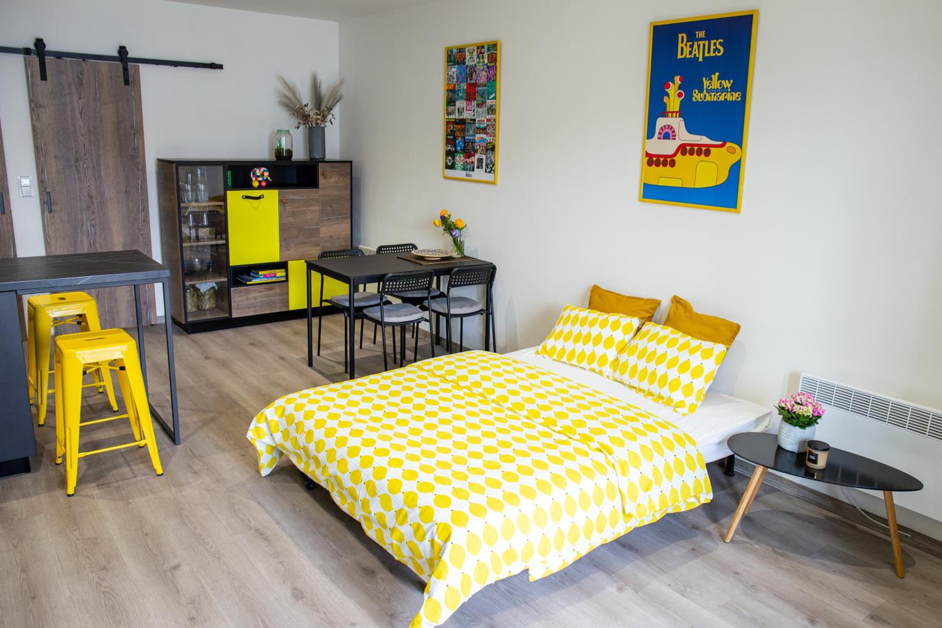 Apartmán Yellow Submarine se slunnou terasou