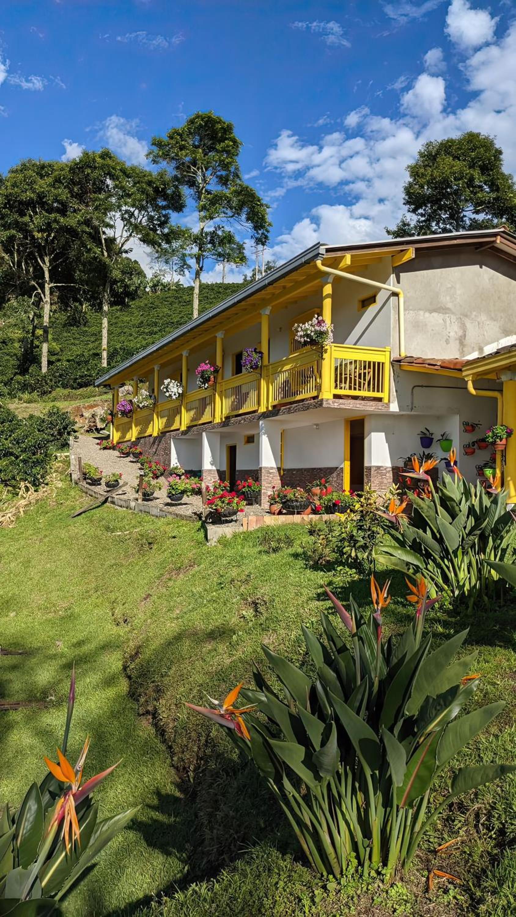Finca cafetera con TV, Baño Privado, Wifi